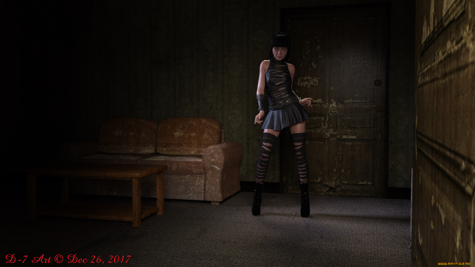 3д, графика, фантазия, , fantasy, девушка, фон, взгляд