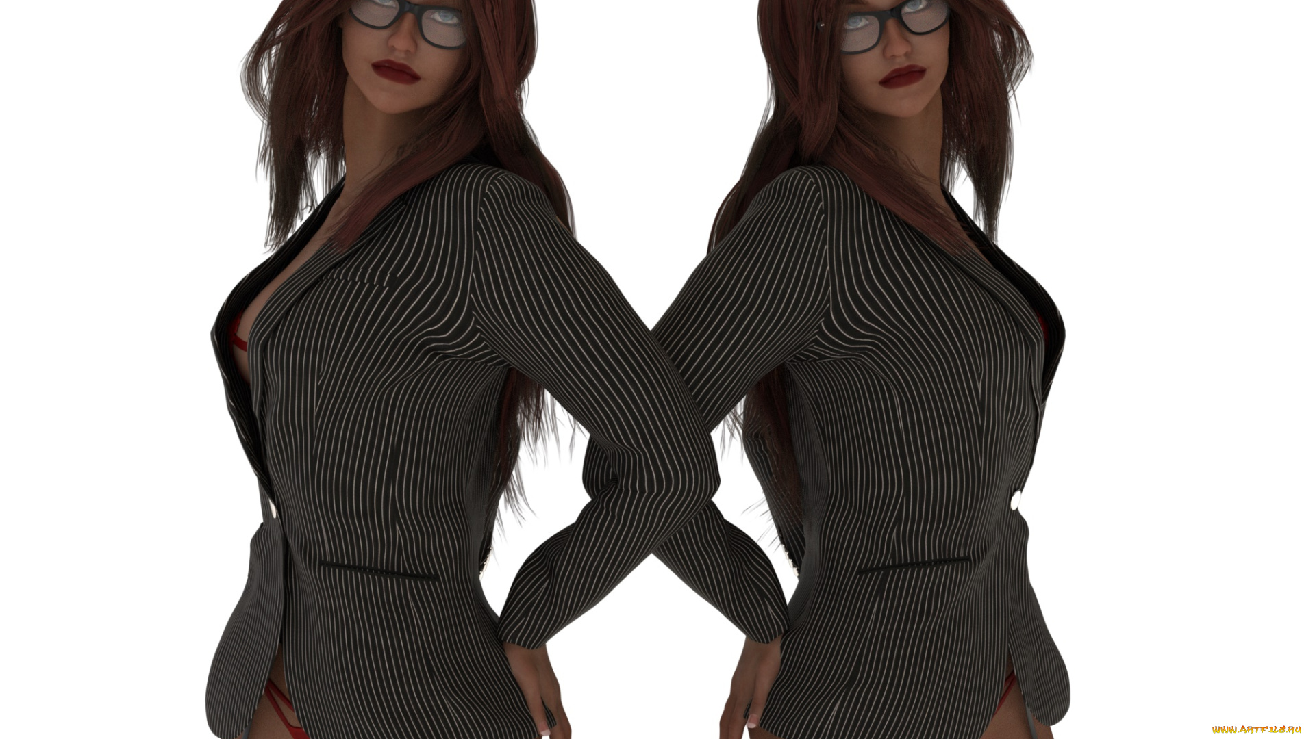 3д, графика, люди, , people, фон, взгляд, девушки