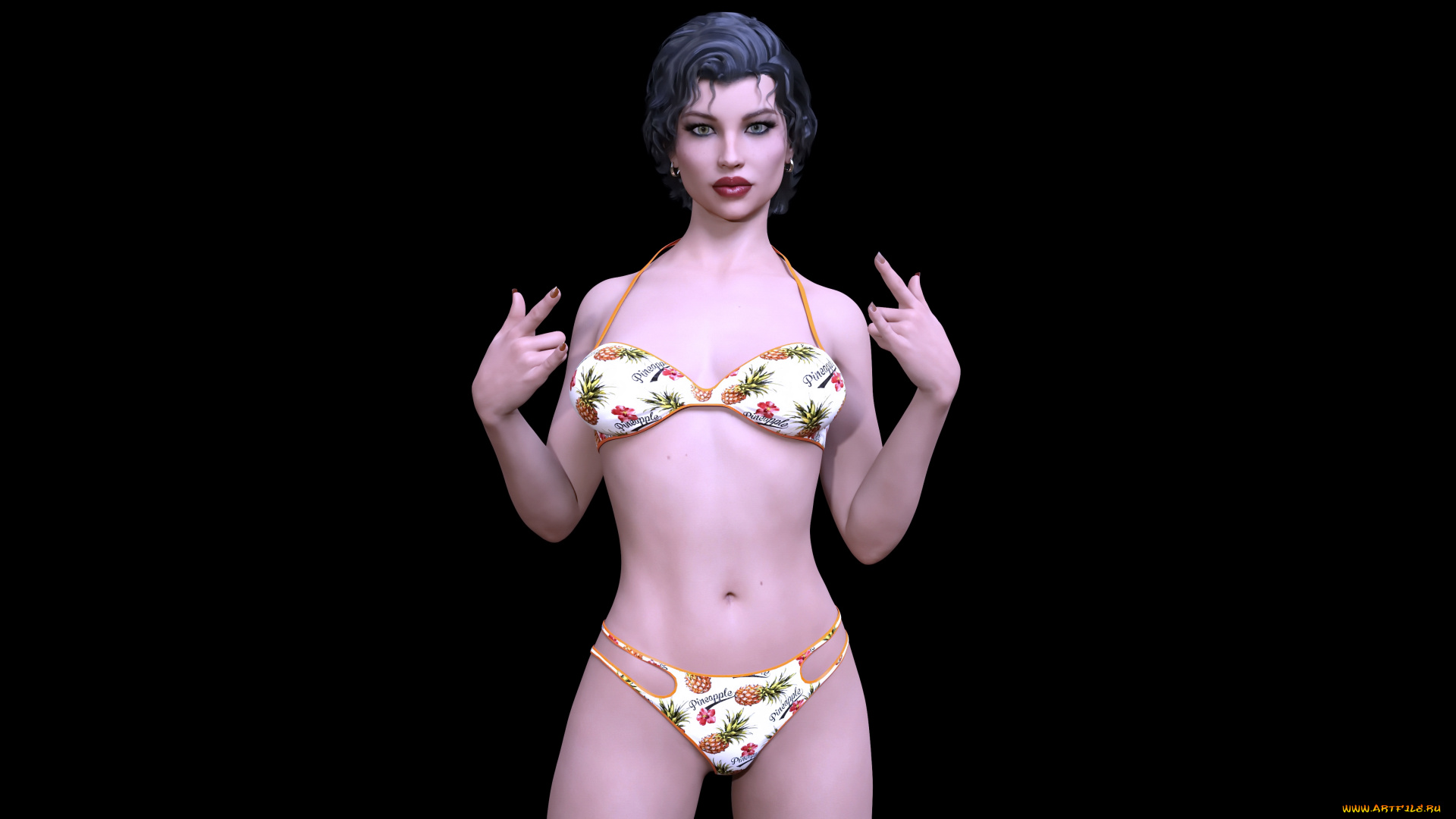 3д, графика, люди, , people, фон, взгляд, девушка