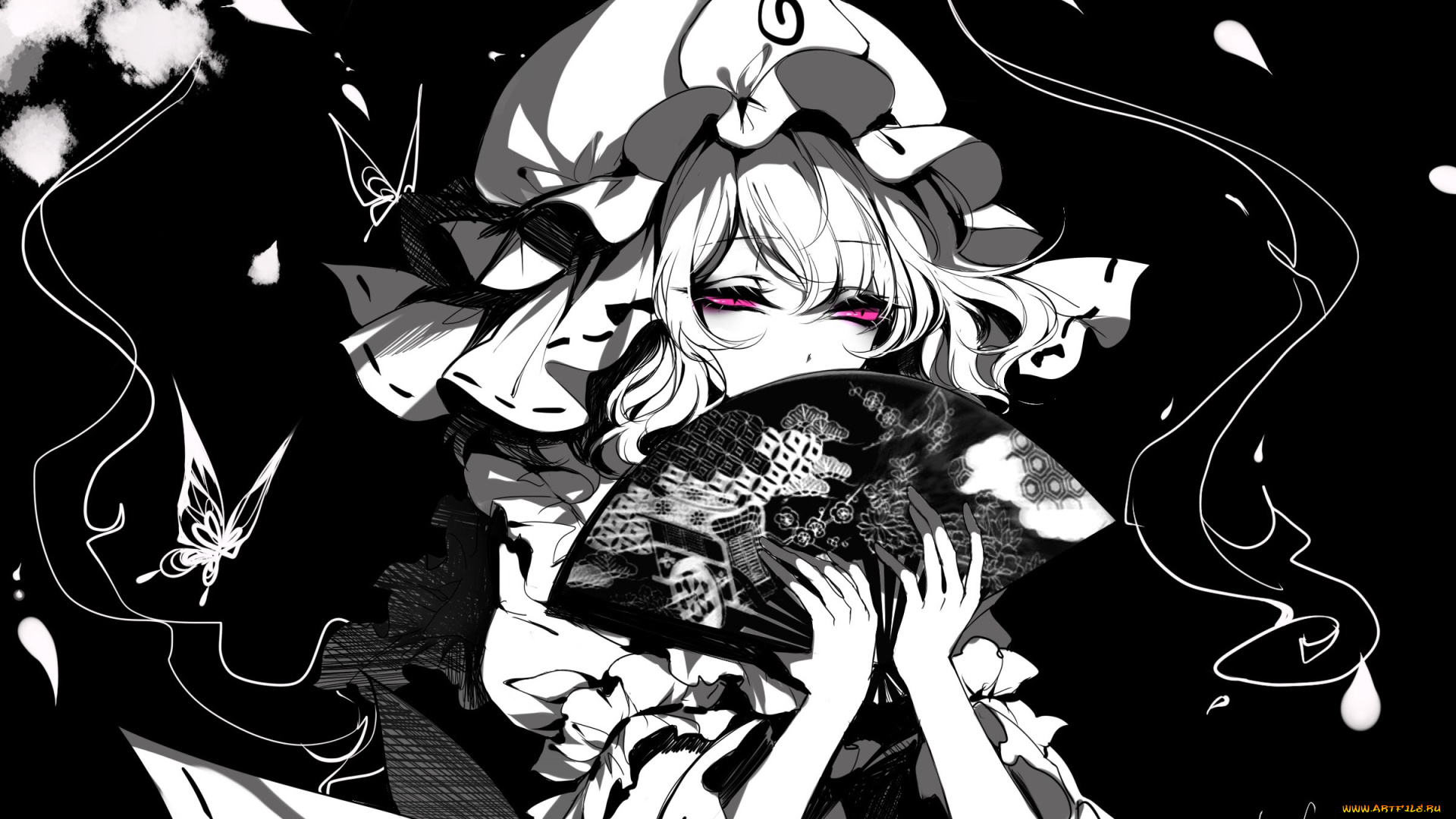 аниме, touhou, девушка