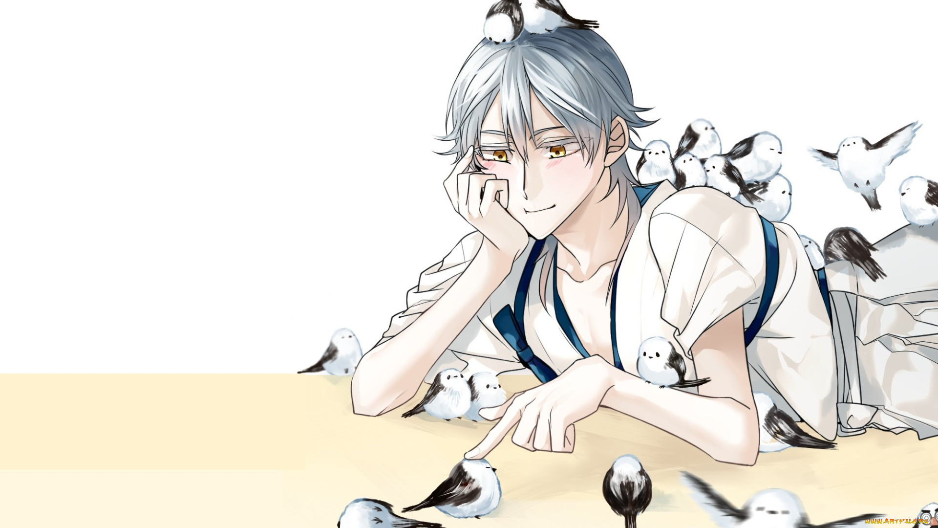 аниме, touken, ranbu, танец, мечей