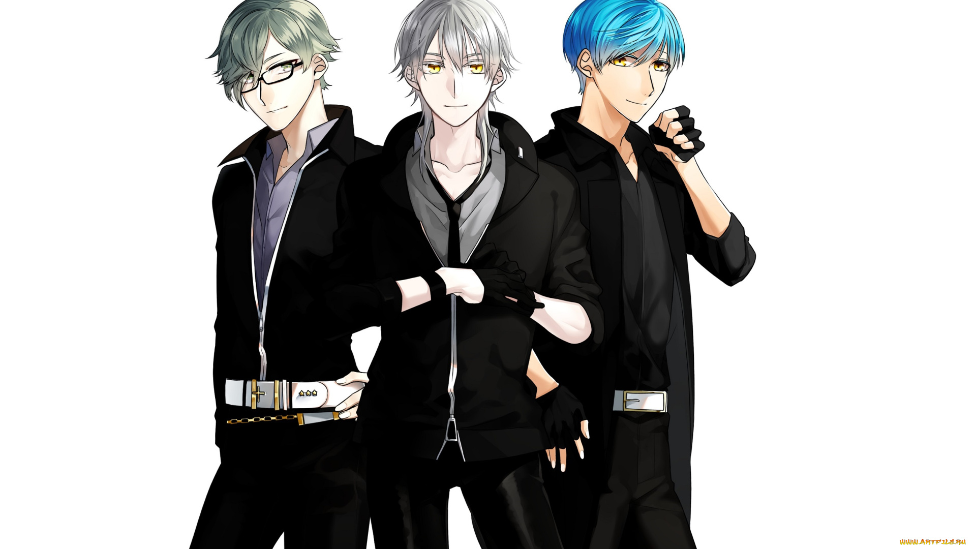 аниме, touken, ranbu, танец, мечей