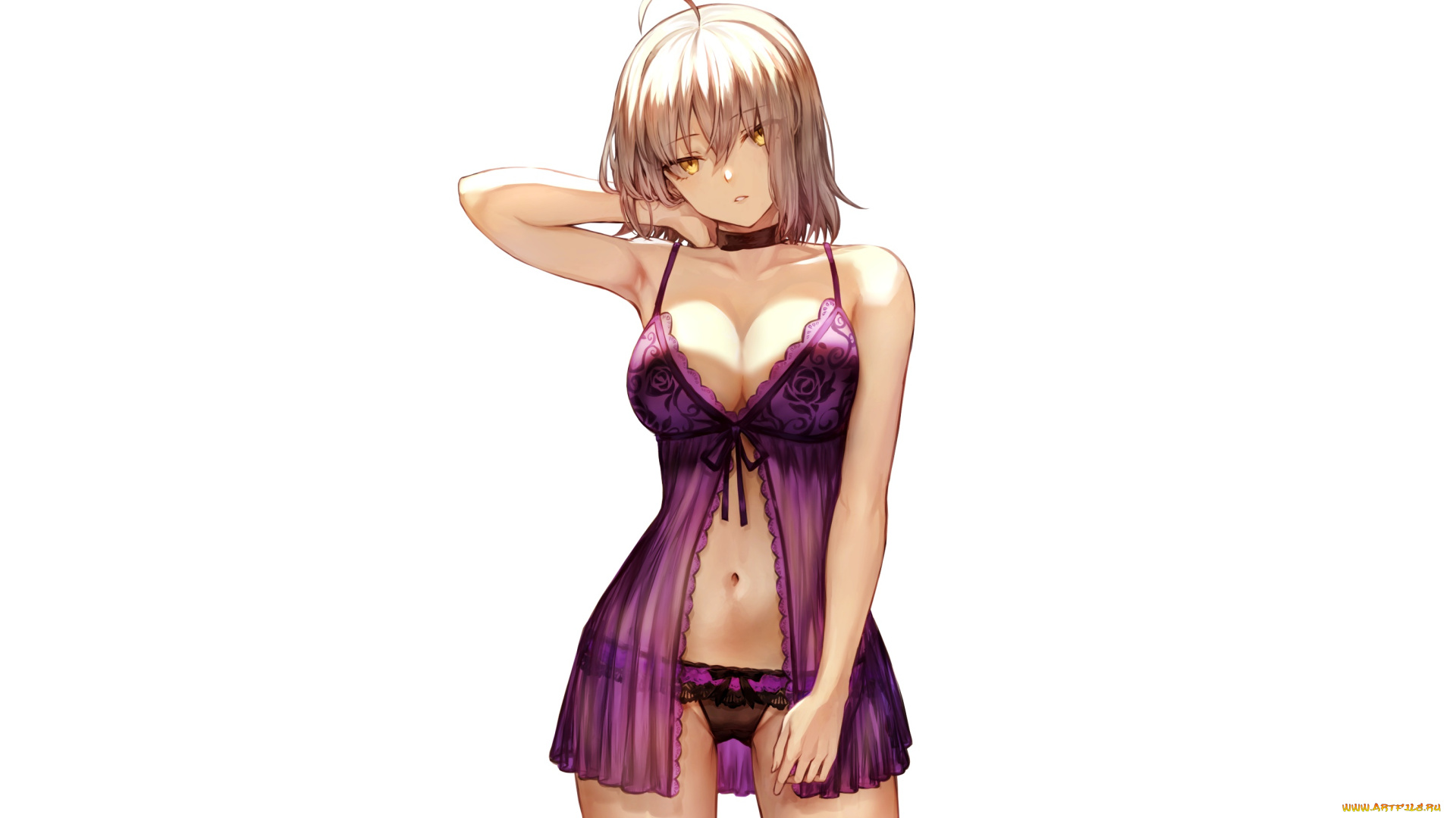 аниме, unknown, , другое, , фон, взгляд, девушка