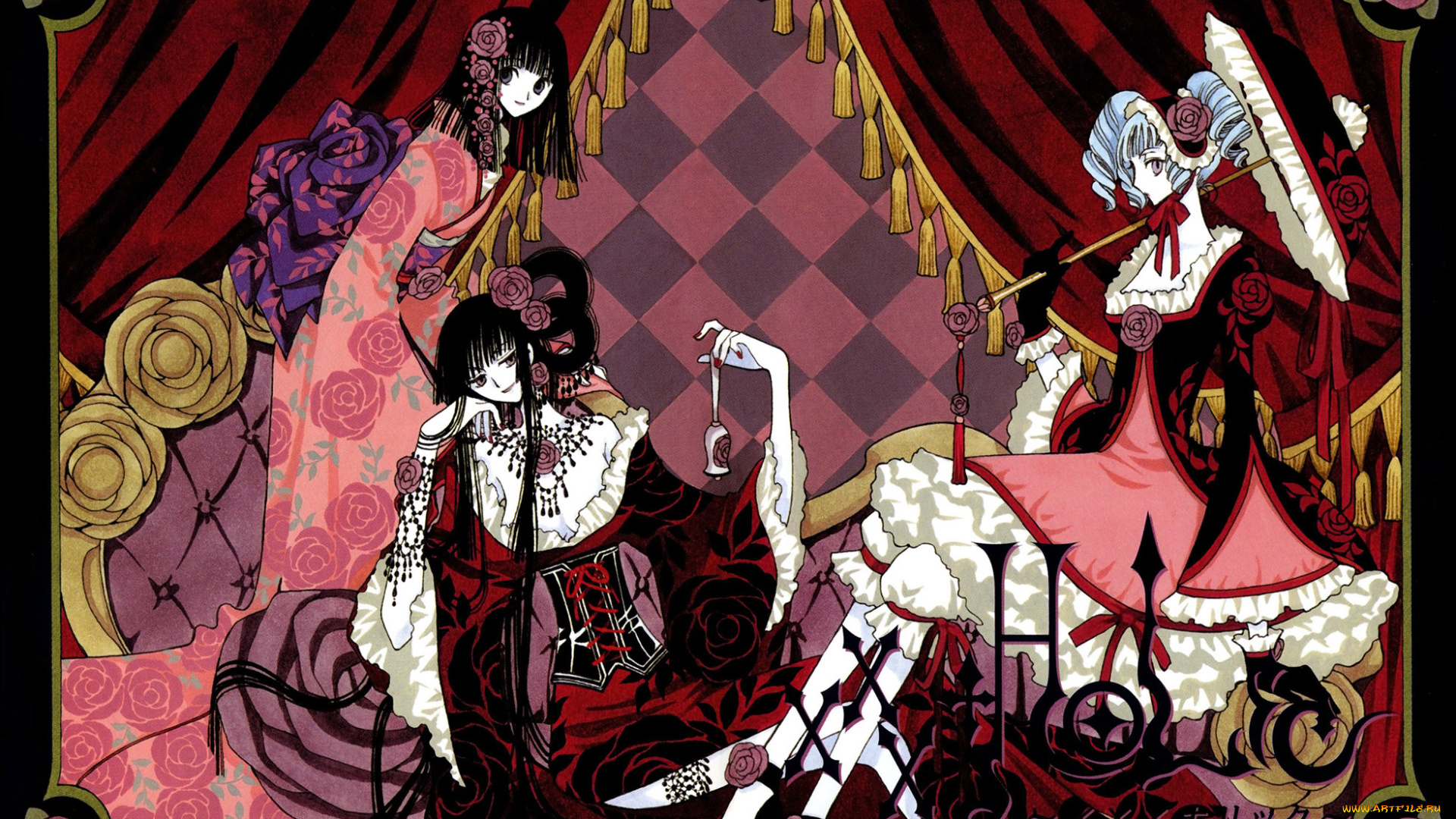 аниме, xxxholic, триплексоголик