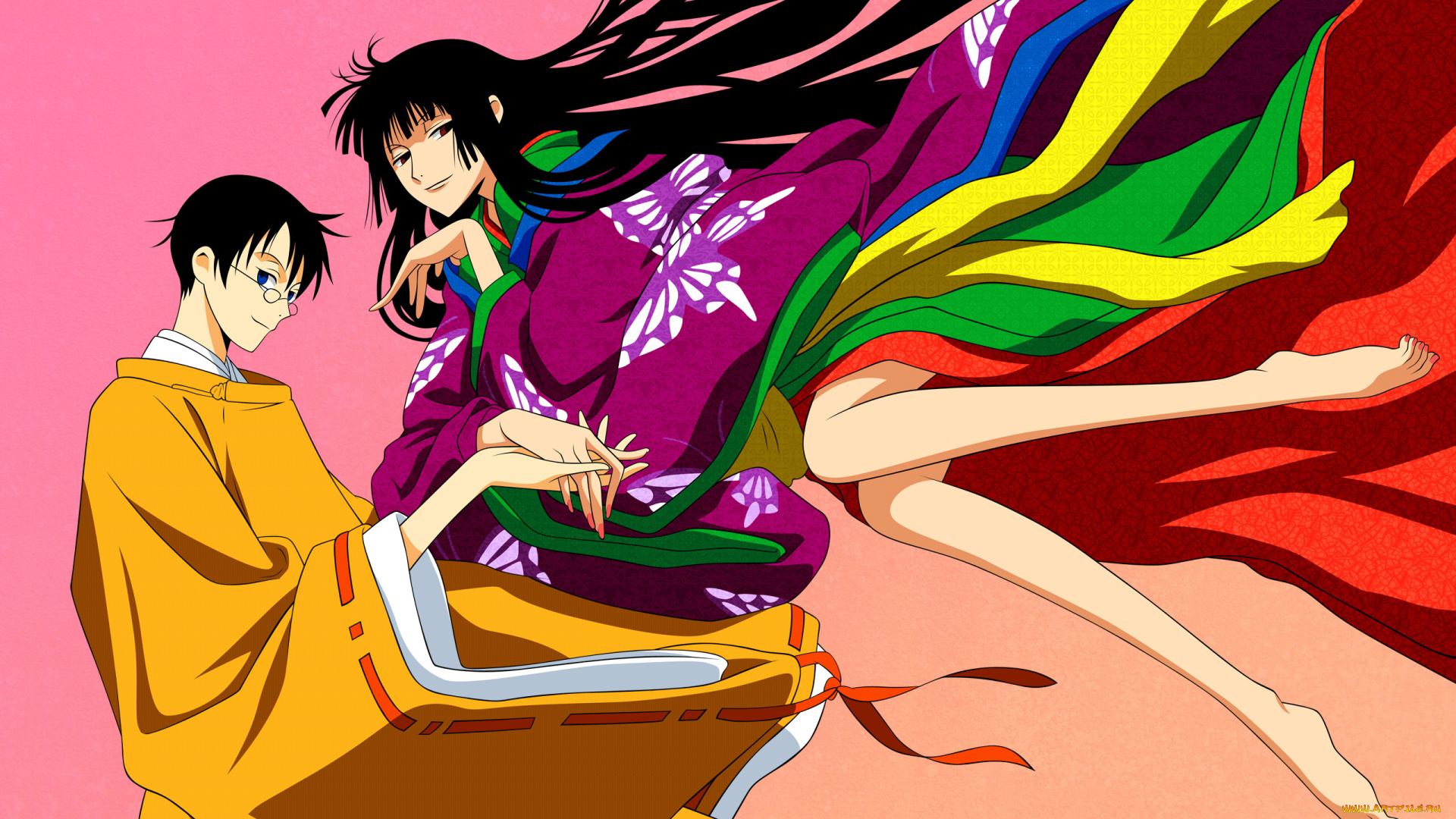 аниме, xxxholic, триплексоголик