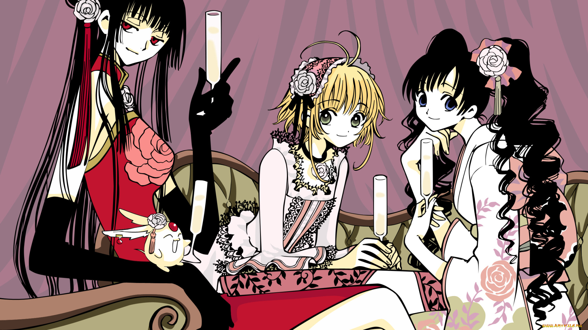 аниме, xxxholic, триплексоголик