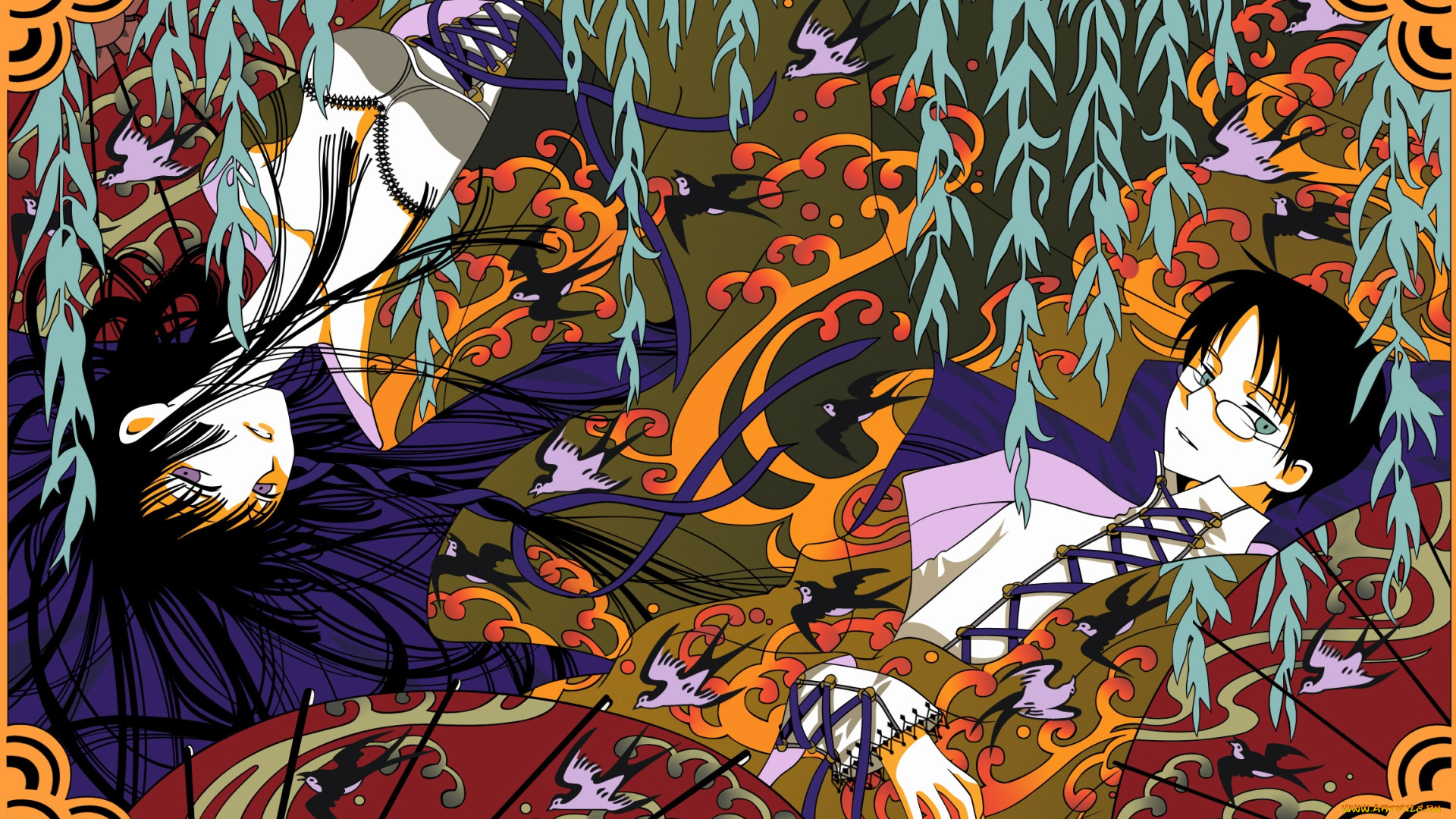 аниме, xxxholic, триплексоголик