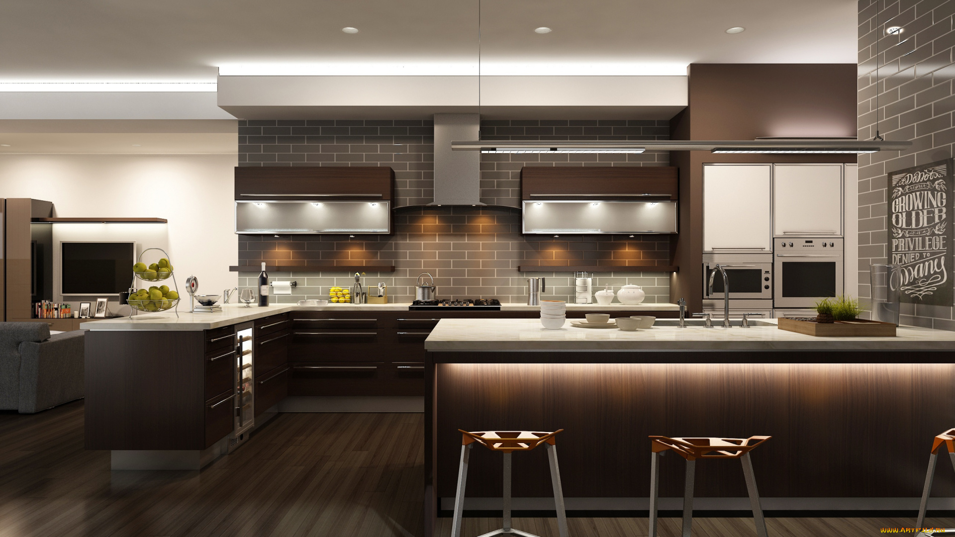 интерьер, кухня, kitchen, table, дизайн, стиль, стол, interior, модерн, design