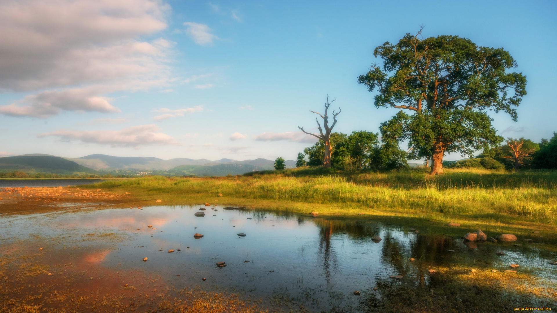 природа, реки, озера, простор