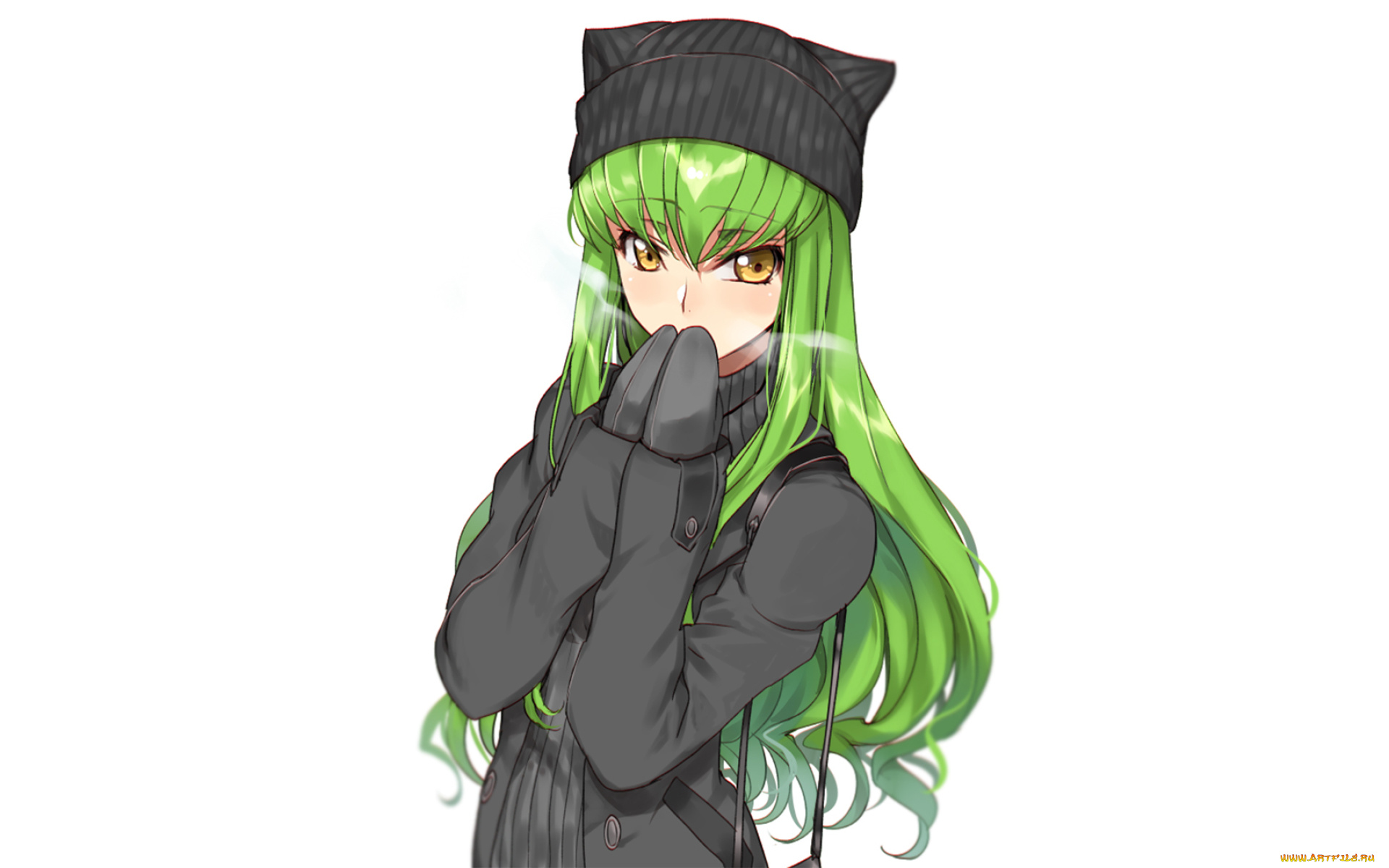 аниме, code, geass, фон, взгляд, девушка