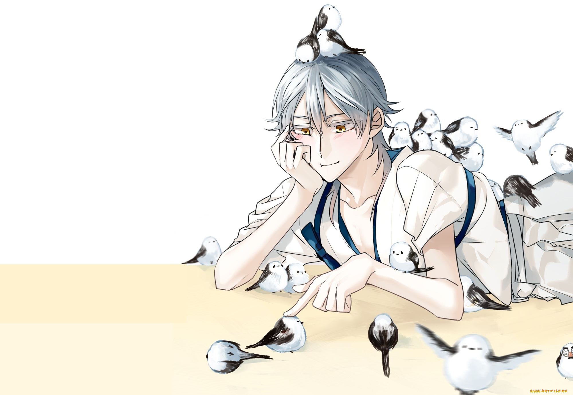 аниме, touken, ranbu, танец, мечей