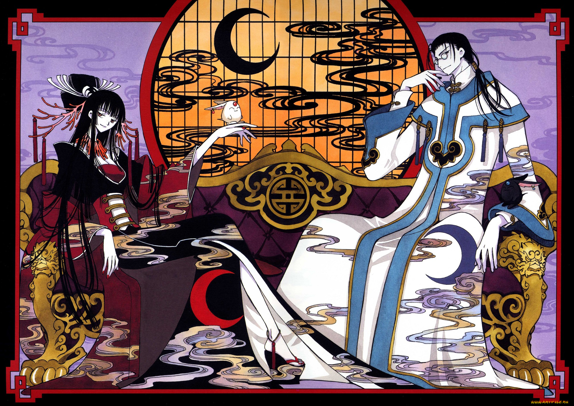 аниме, xxxholic, триплексоголик