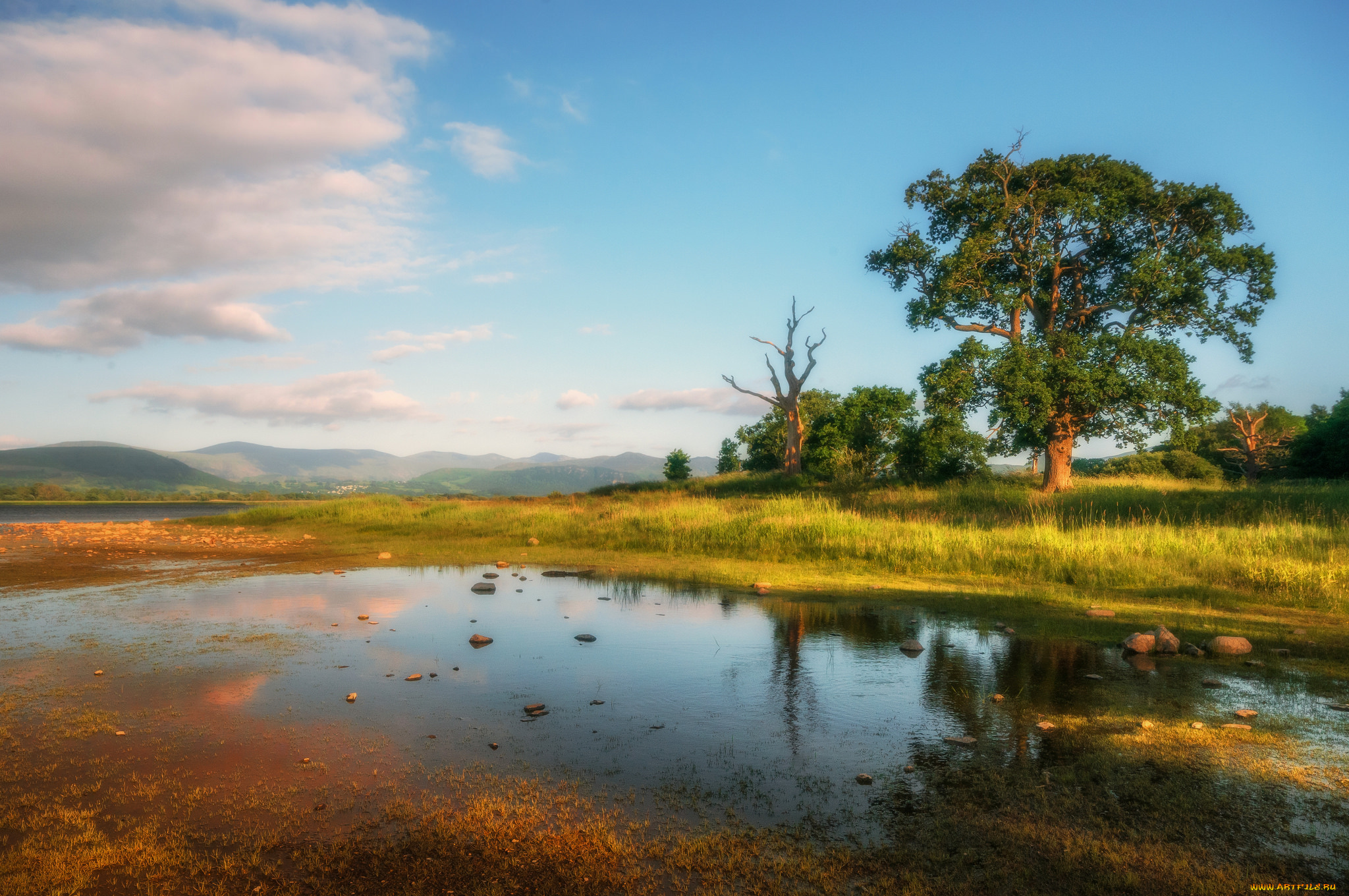 природа, реки, озера, простор