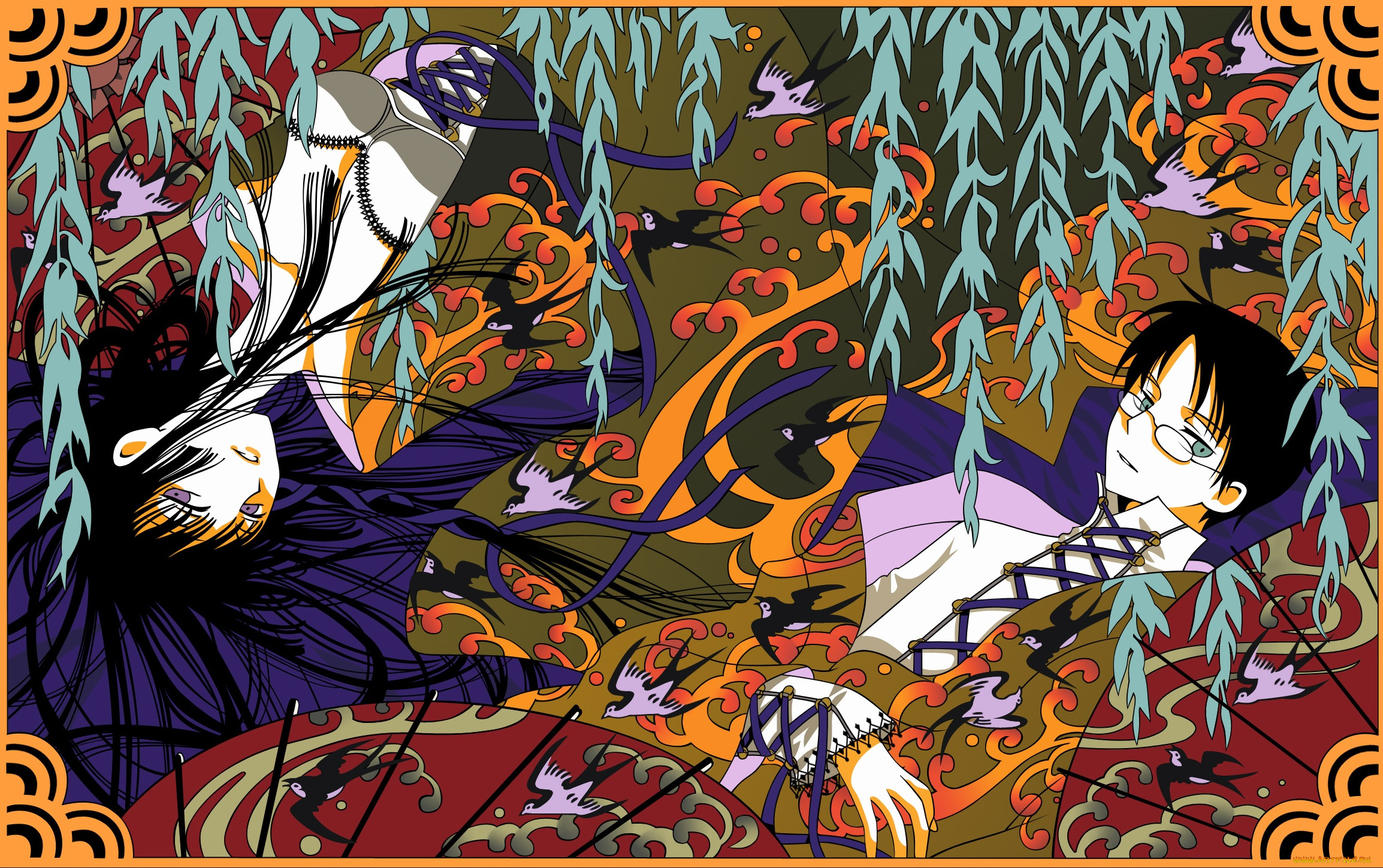 аниме, xxxholic, триплексоголик