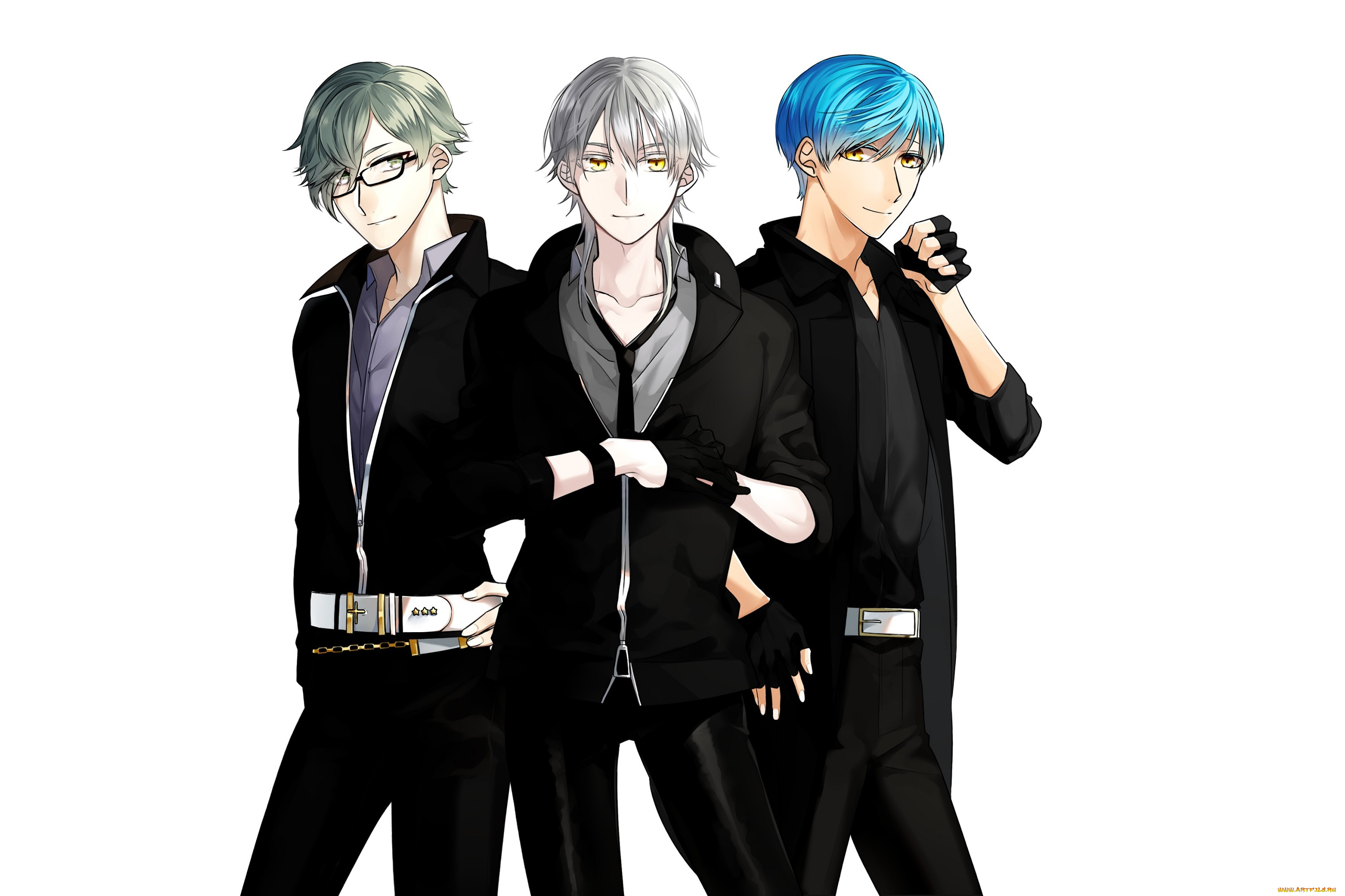 аниме, touken, ranbu, танец, мечей