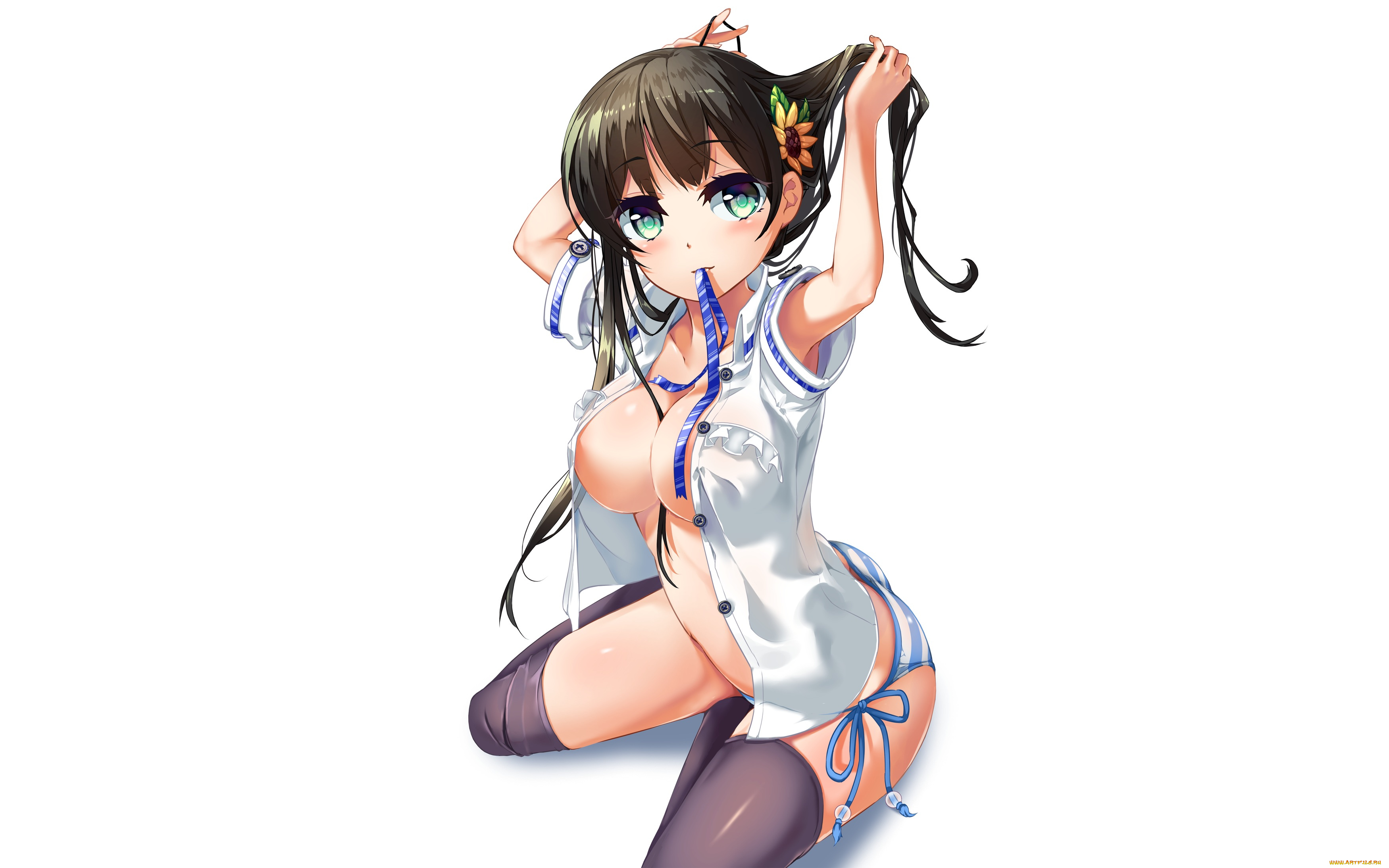 аниме, unknown, , другое, , фон, взгляд, девушка