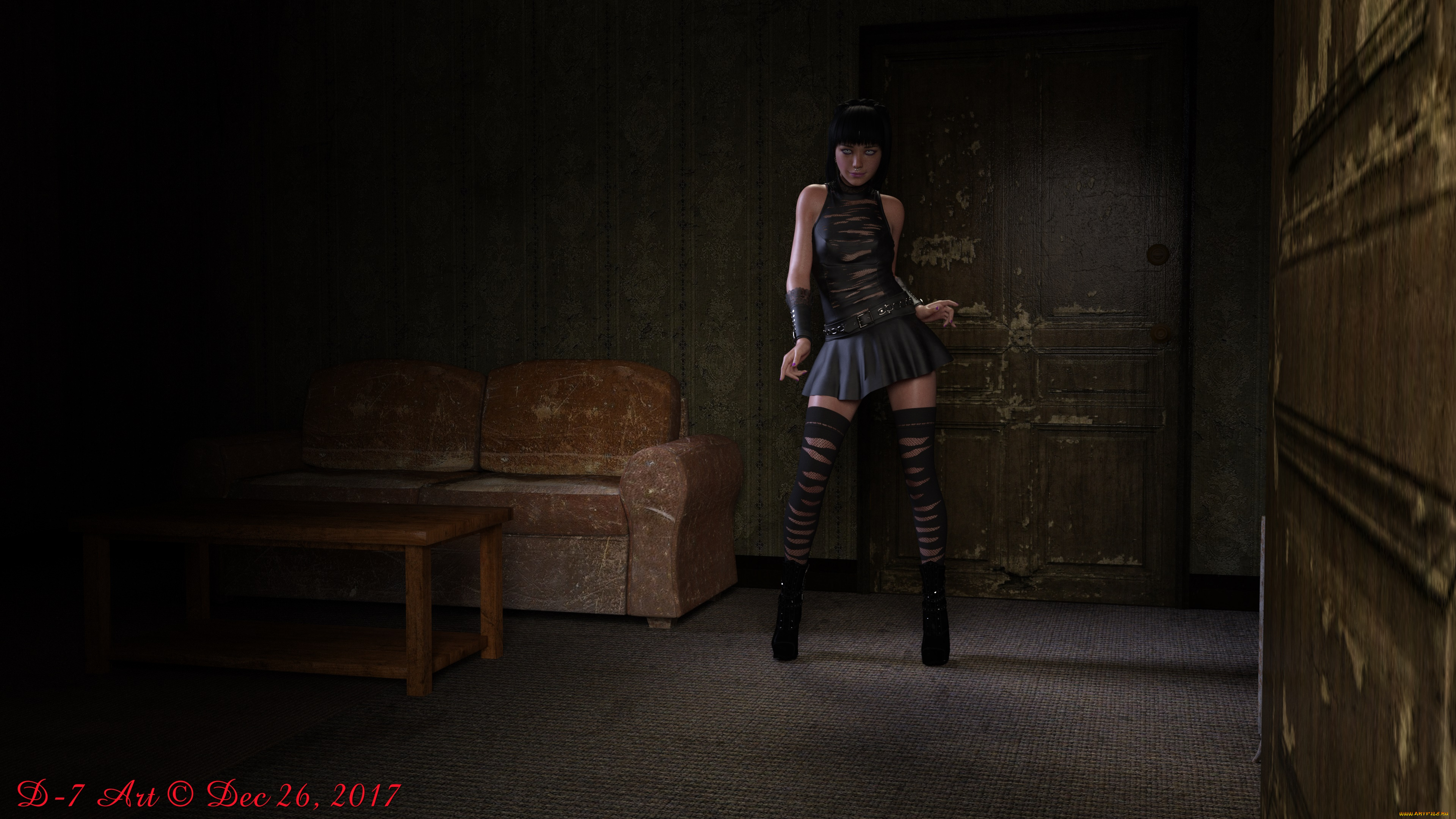 3д, графика, фантазия, , fantasy, девушка, фон, взгляд