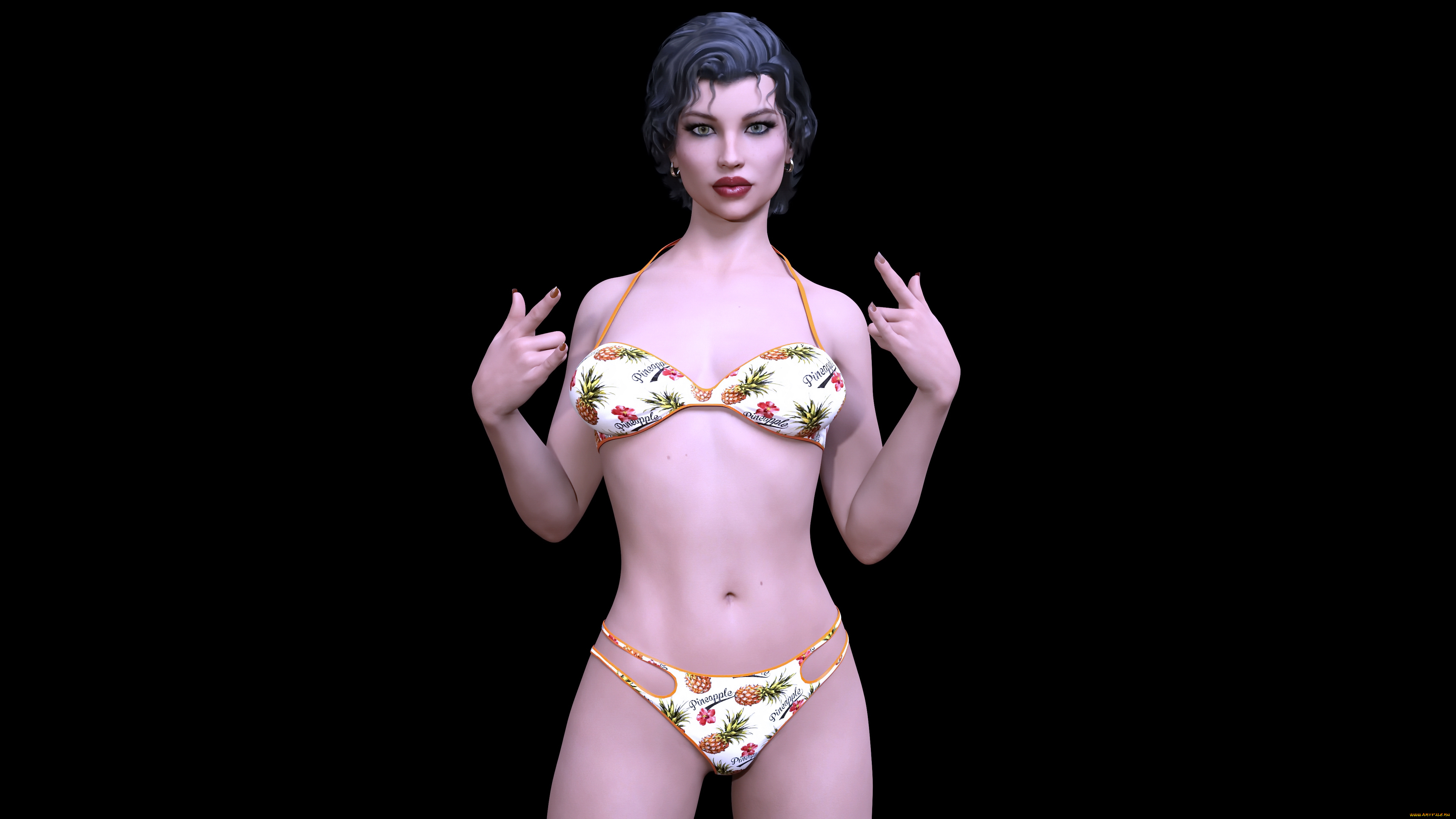 3д, графика, люди, , people, фон, взгляд, девушка