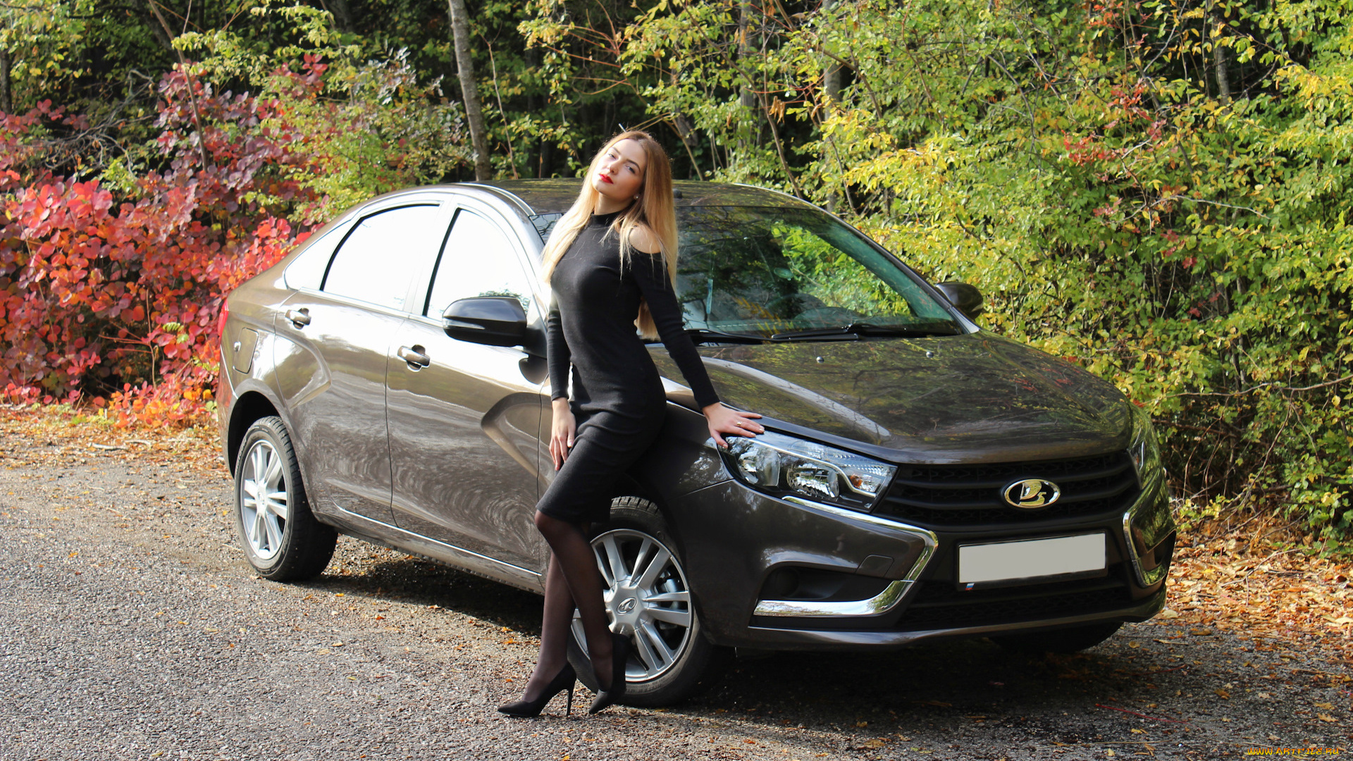 лада, веста, автомобили, -авто, с, девушками, ваз, девушка, автомобиль, веста, лада