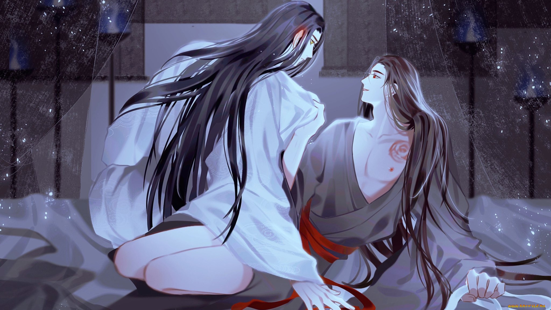 аниме, mo, dao, zu, shi, вэй, усянь, лань, ванцзы