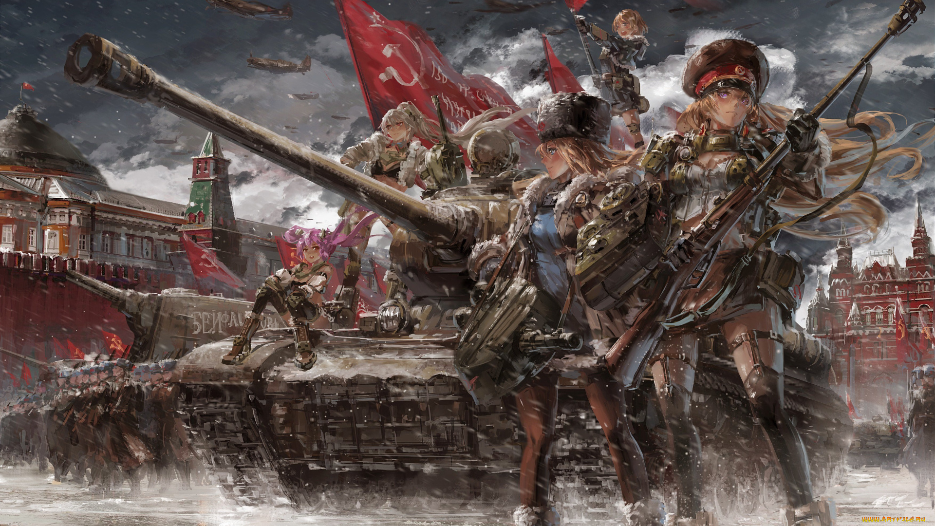 аниме, оружие, , техника, , технологии, panzer, waltz