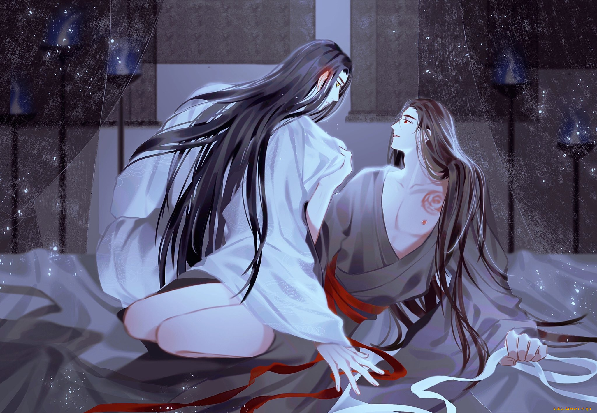 аниме, mo, dao, zu, shi, вэй, усянь, лань, ванцзы