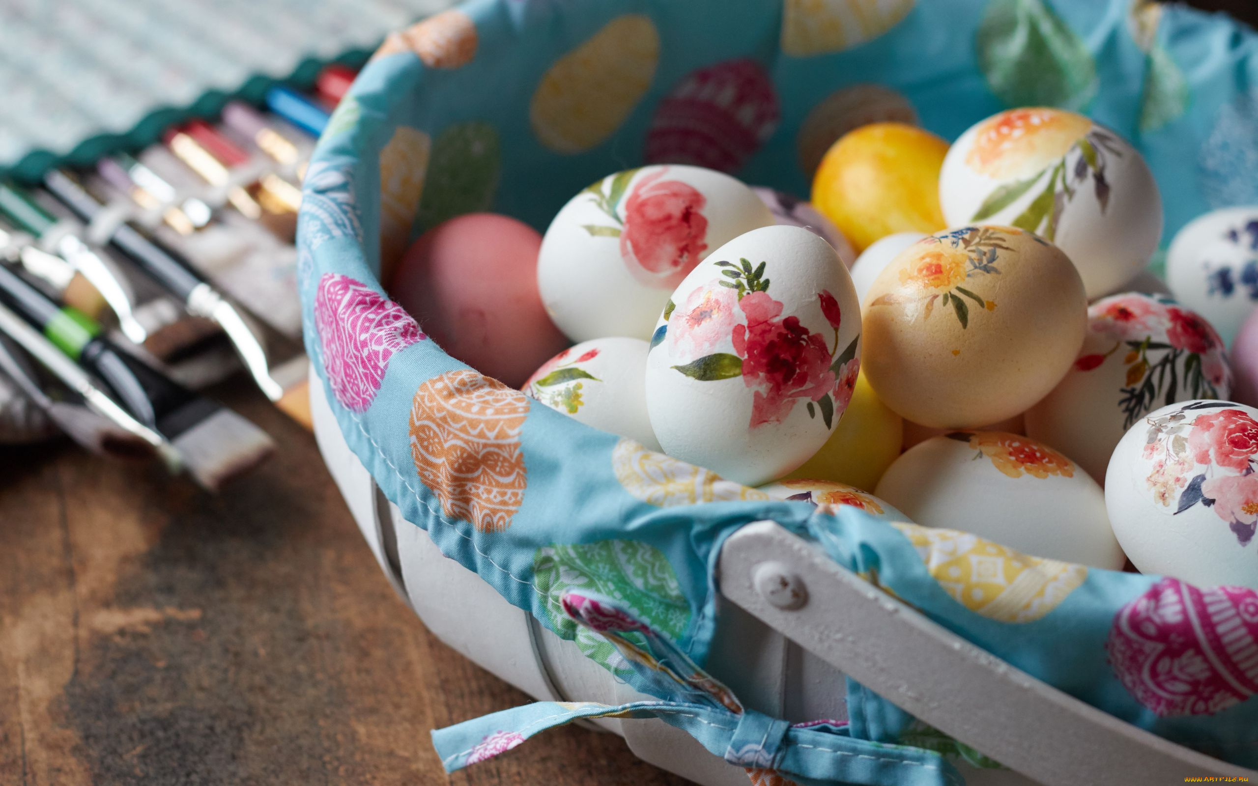 праздничные, пасха, корзинка, писанки