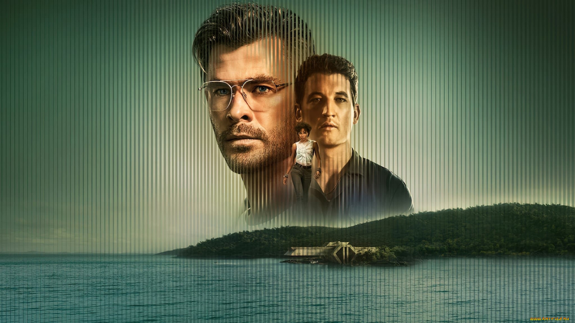 spiderhead, ||, 2022, кино, фильмы, -unknown, , другое, фантастика, боевик, триллер, драма, криминал, spiderhead, постер, chris, hemsworth, miles, teller, jurnee, smollett, bebe, bettencourt