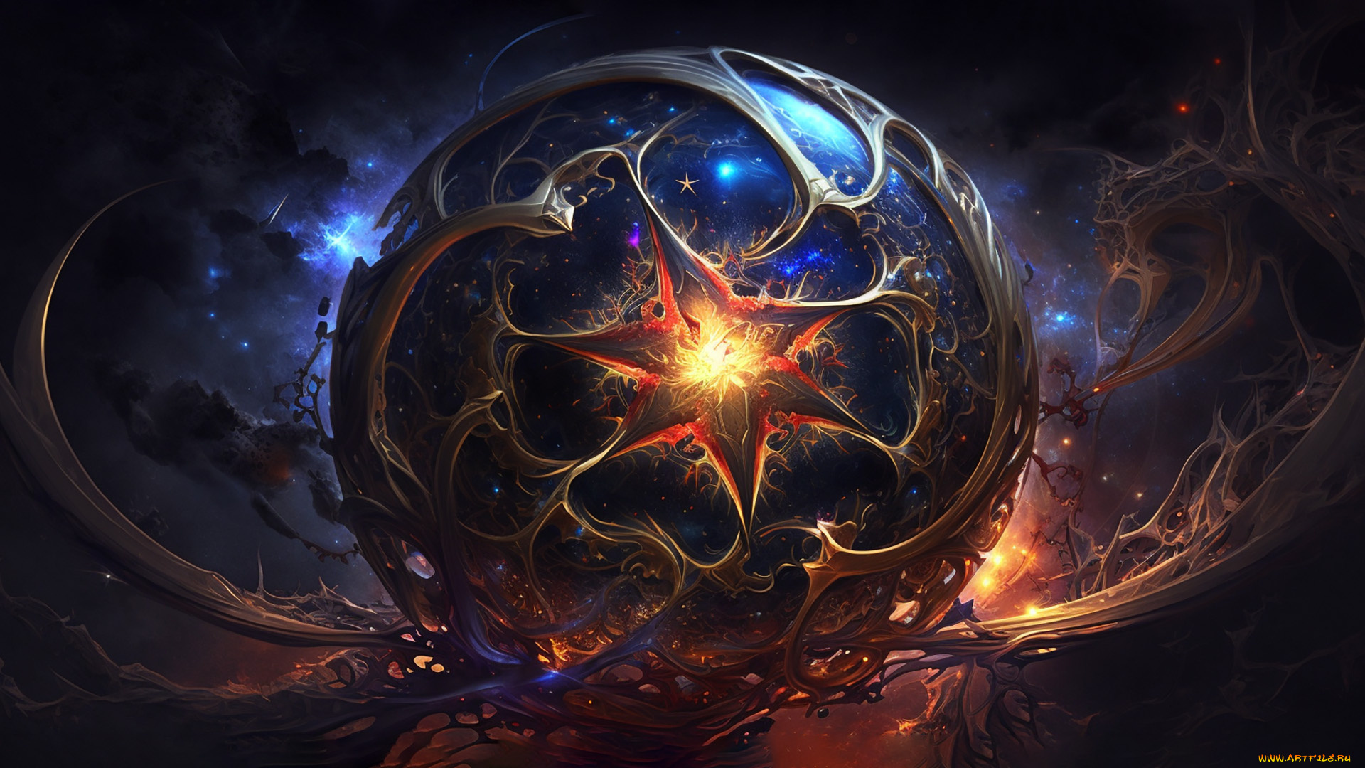 фэнтези, другое, абстрактный, шар