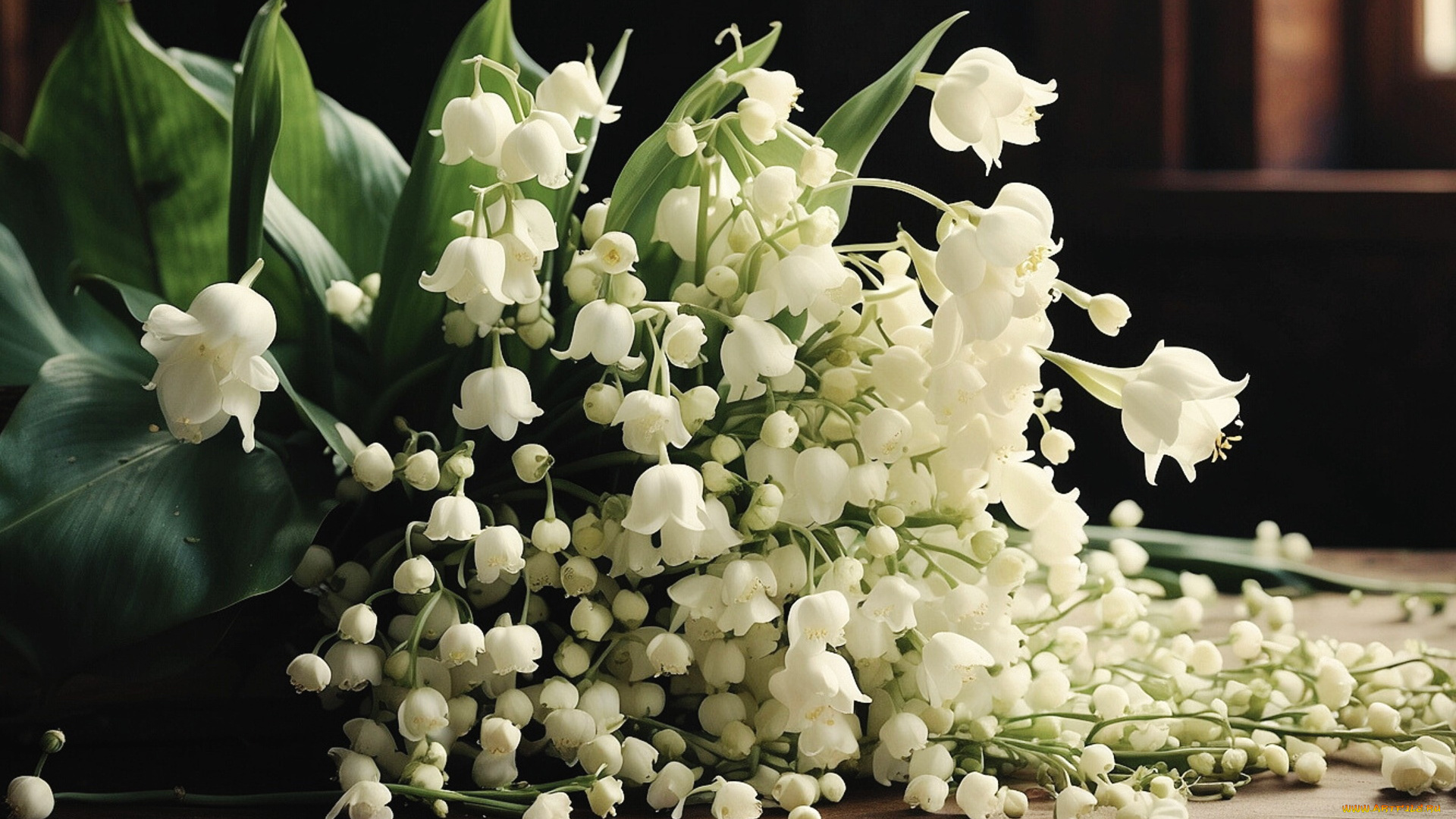 разное, компьютерный, дизайн, белые, ландыши, майские