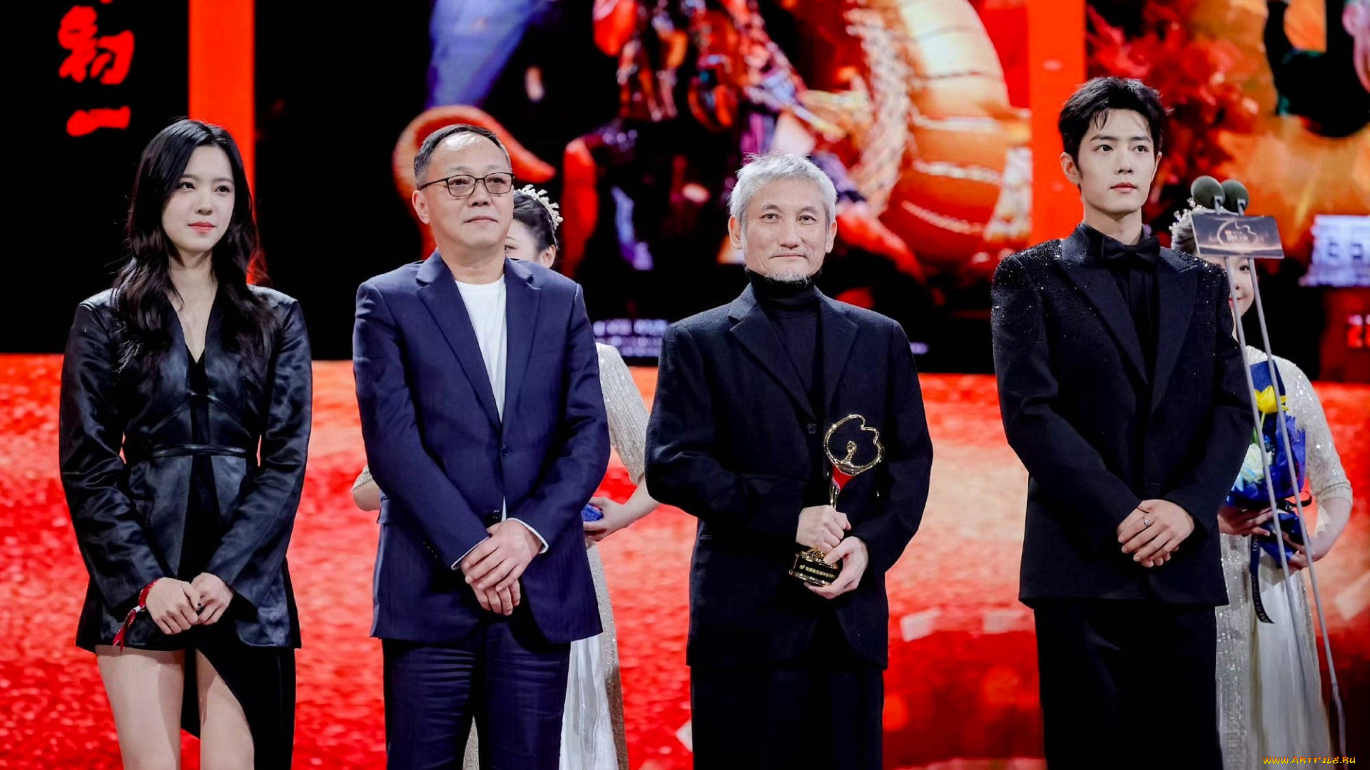 разное, знаменитости, xiao, zhan, люди, премия, сцена, микрофон