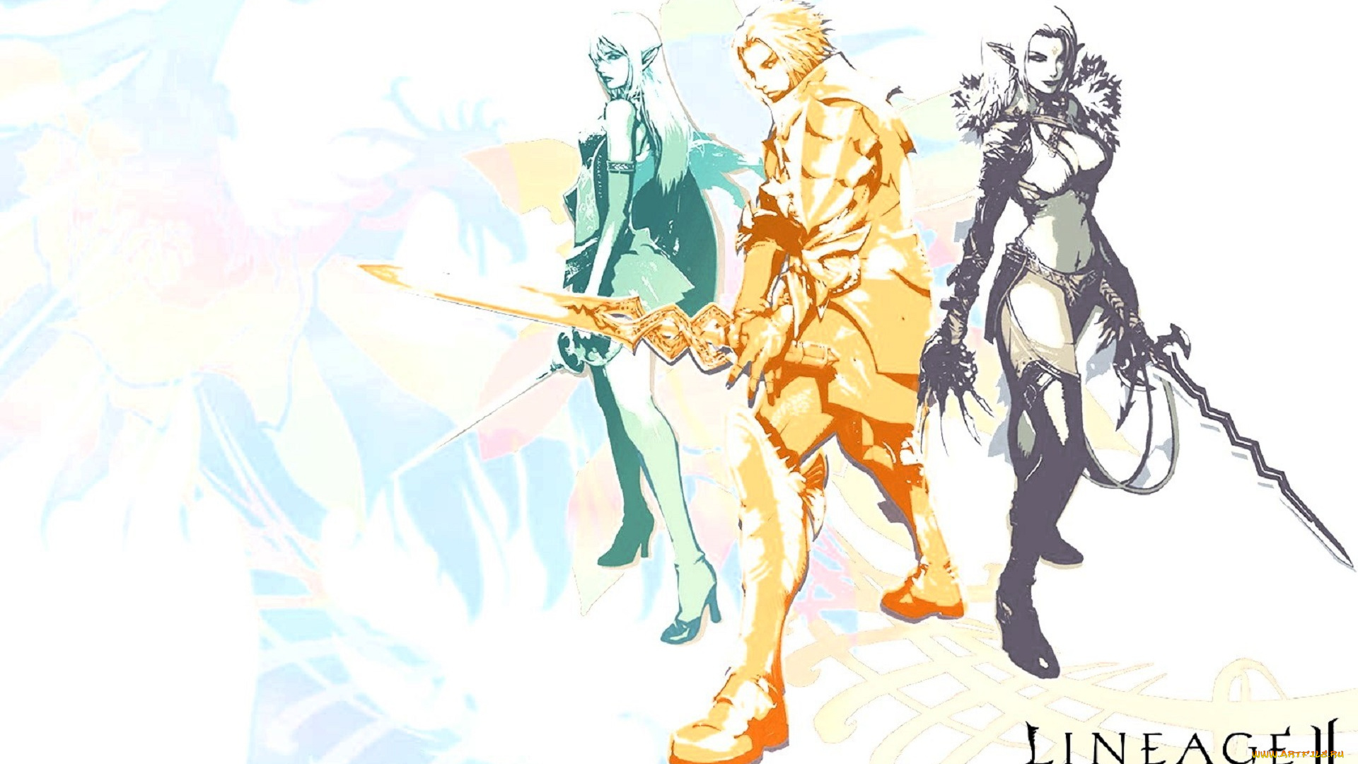 видео, игры, lineage, ii, , the, chaotic, chronicle, персонажи, оружие