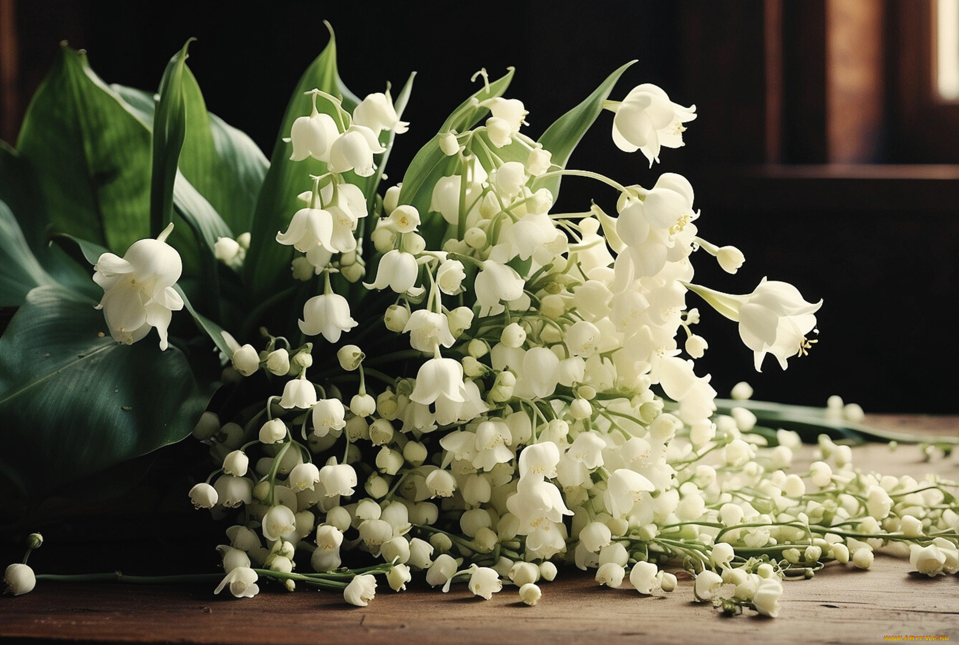 разное, компьютерный, дизайн, белые, ландыши, майские