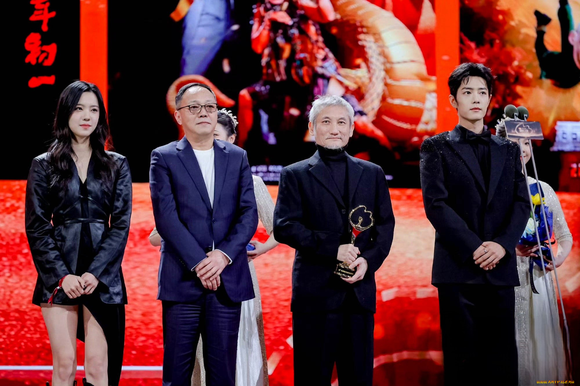 разное, знаменитости, xiao, zhan, люди, премия, сцена, микрофон