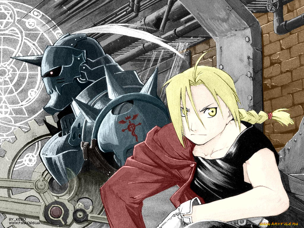 аниме, fullmetal, alchemist