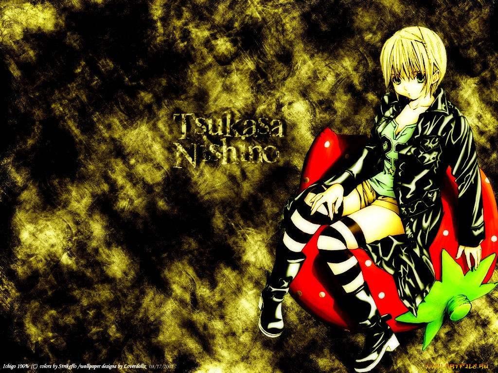 аниме, ichigo, 100%