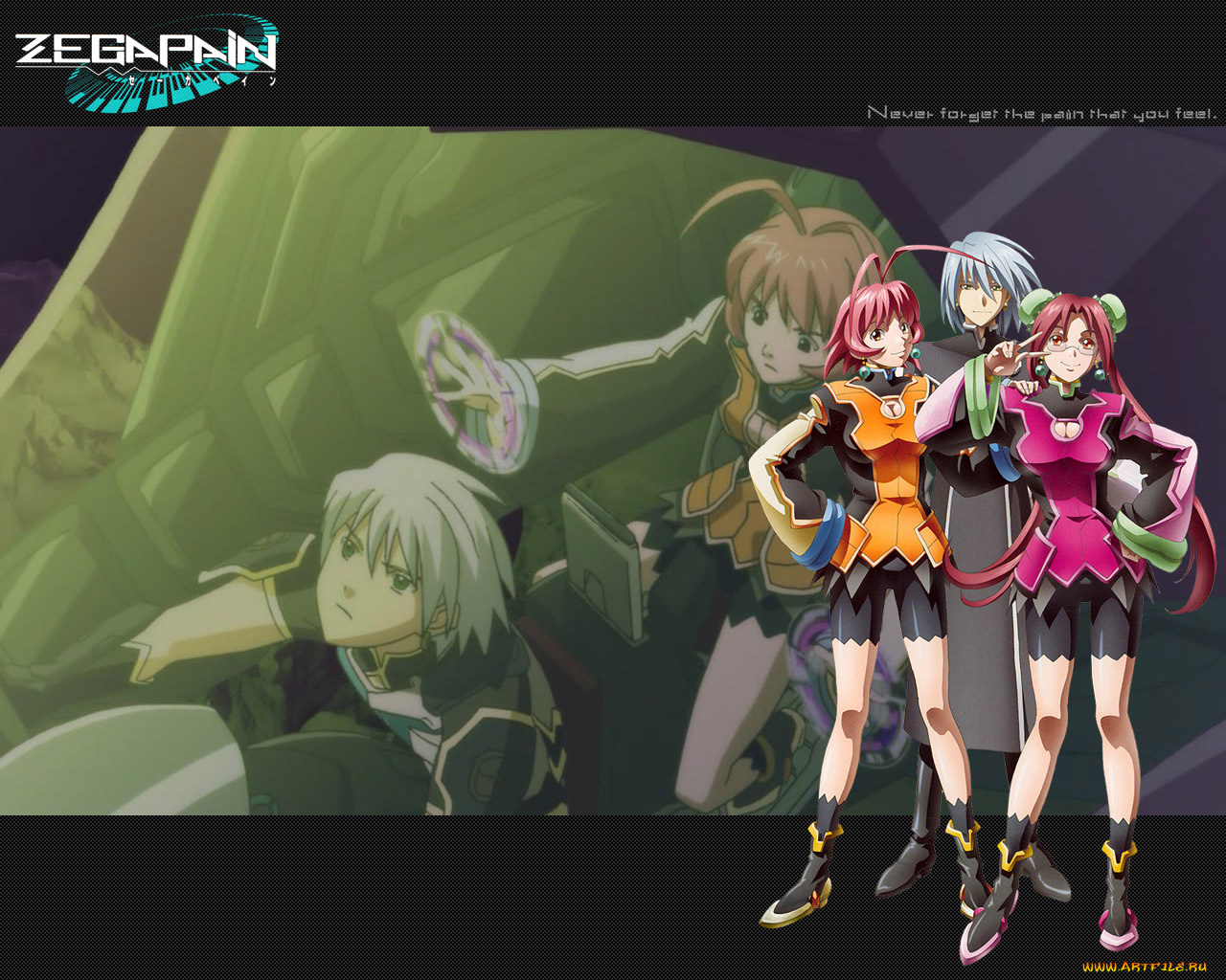 аниме, zegapain