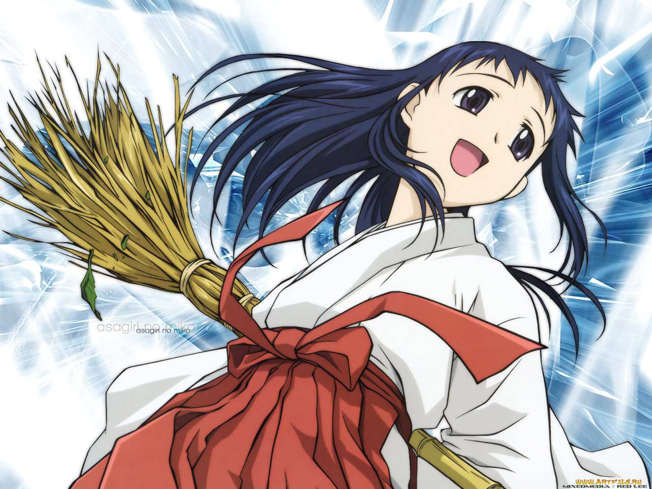 аниме, asagiri, no, miko
