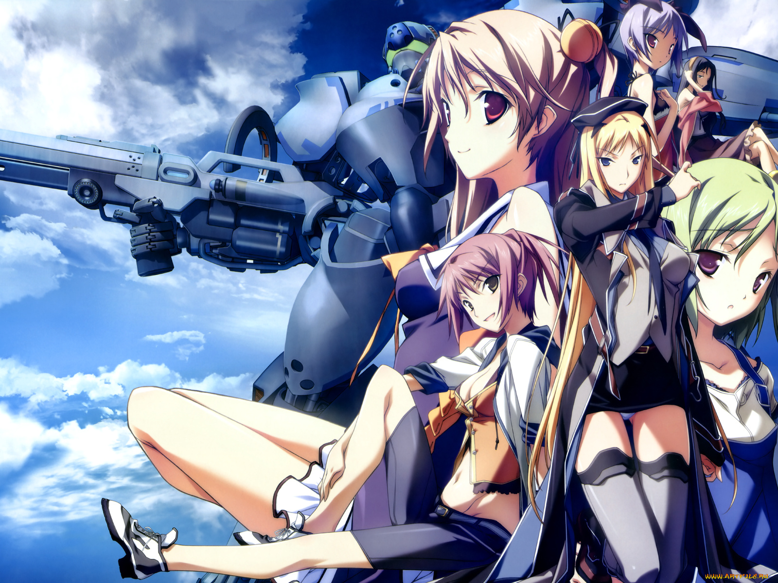 аниме, baldr, force, exe, resolution