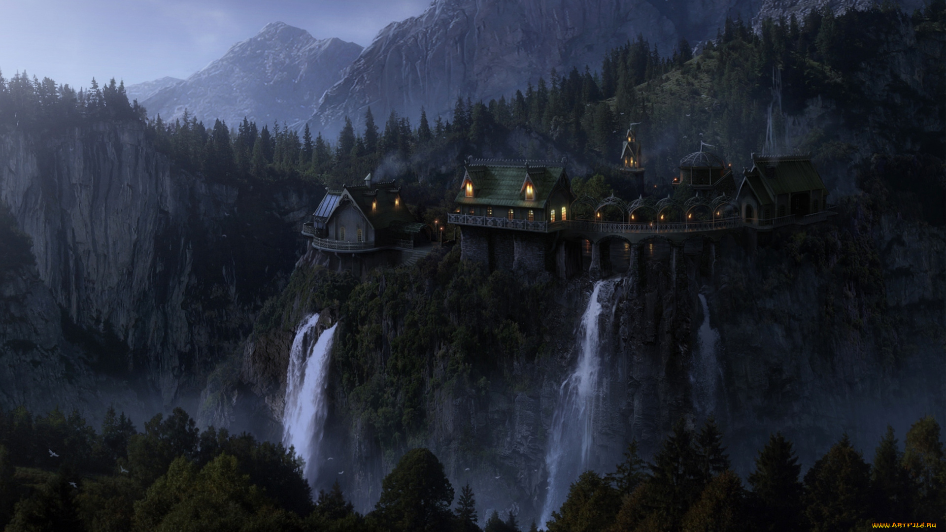 lord, of, the, rings, фэнтези