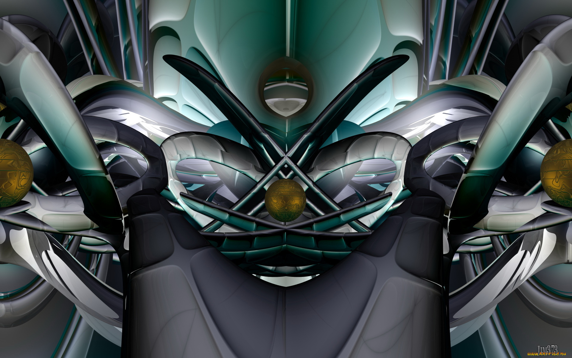 3д, графика, fractal, фракталы