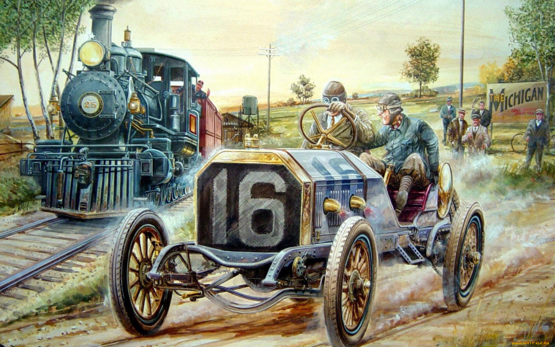 рисованные, авто, мото