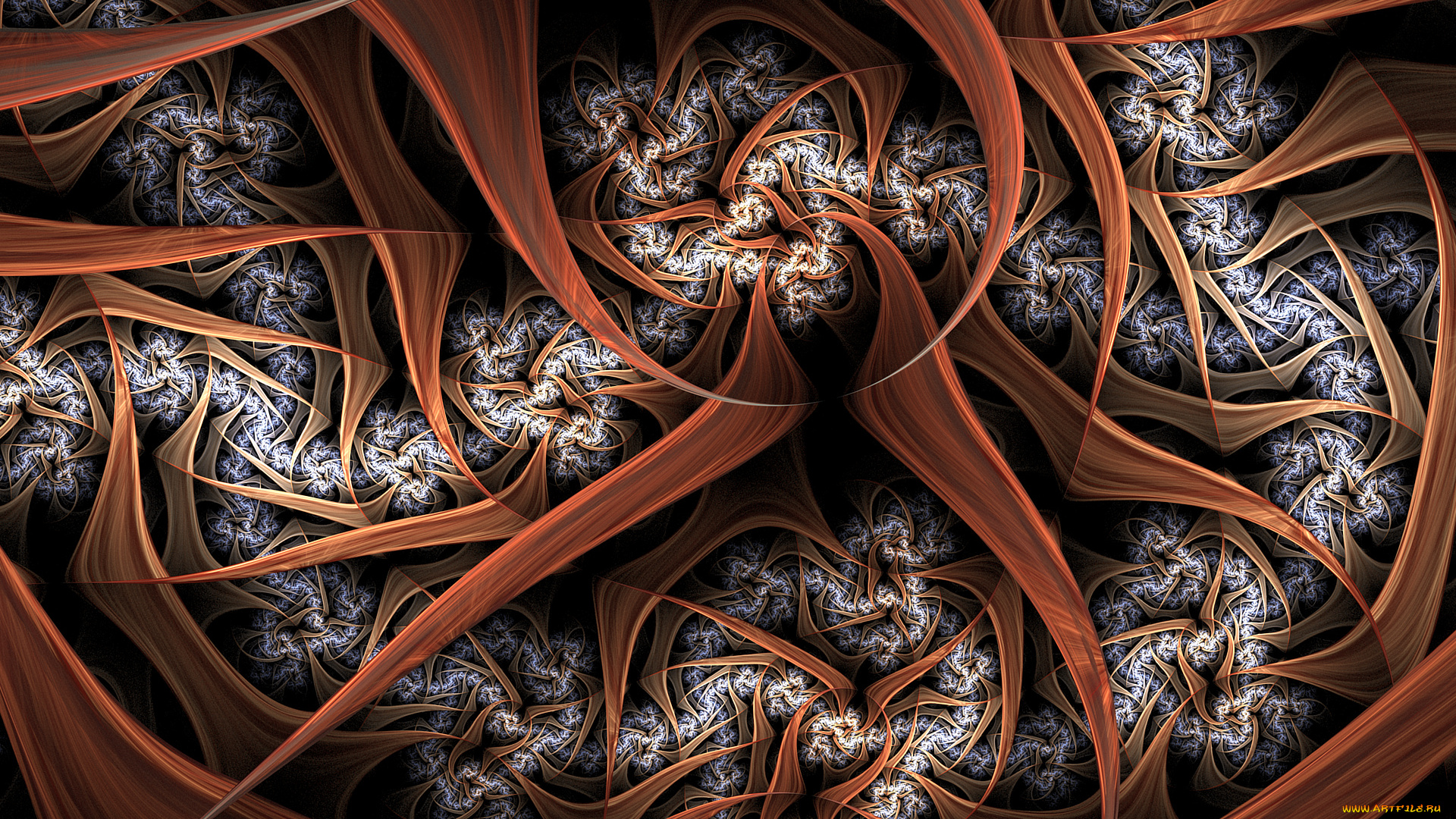 3д, графика, фракталы, , fractal, цвета, фон, узор