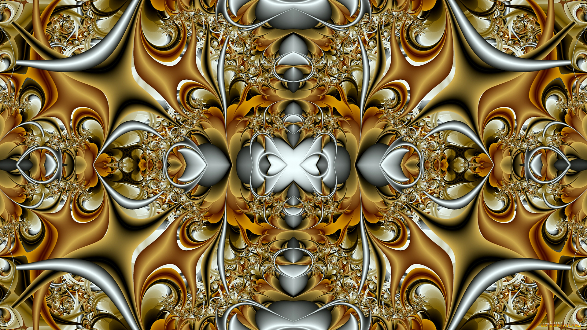 3д, графика, фракталы, , fractal, узор, фон, цвета