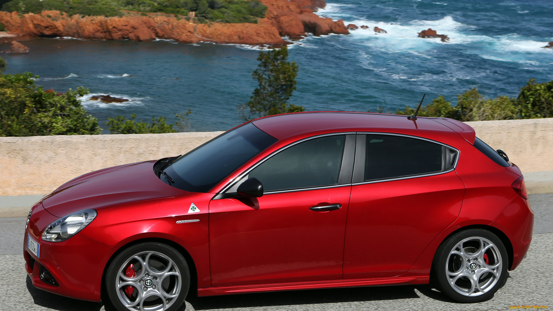 автомобили, alfa, romeo, 940, красный, 2014, г, quadrifoglio, verde, giulietta, alfa, romeo