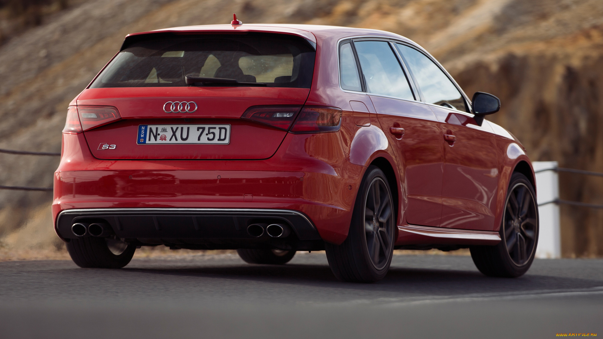 автомобили, audi, красный, 8v, 2013г, sportback, s3, au-spec