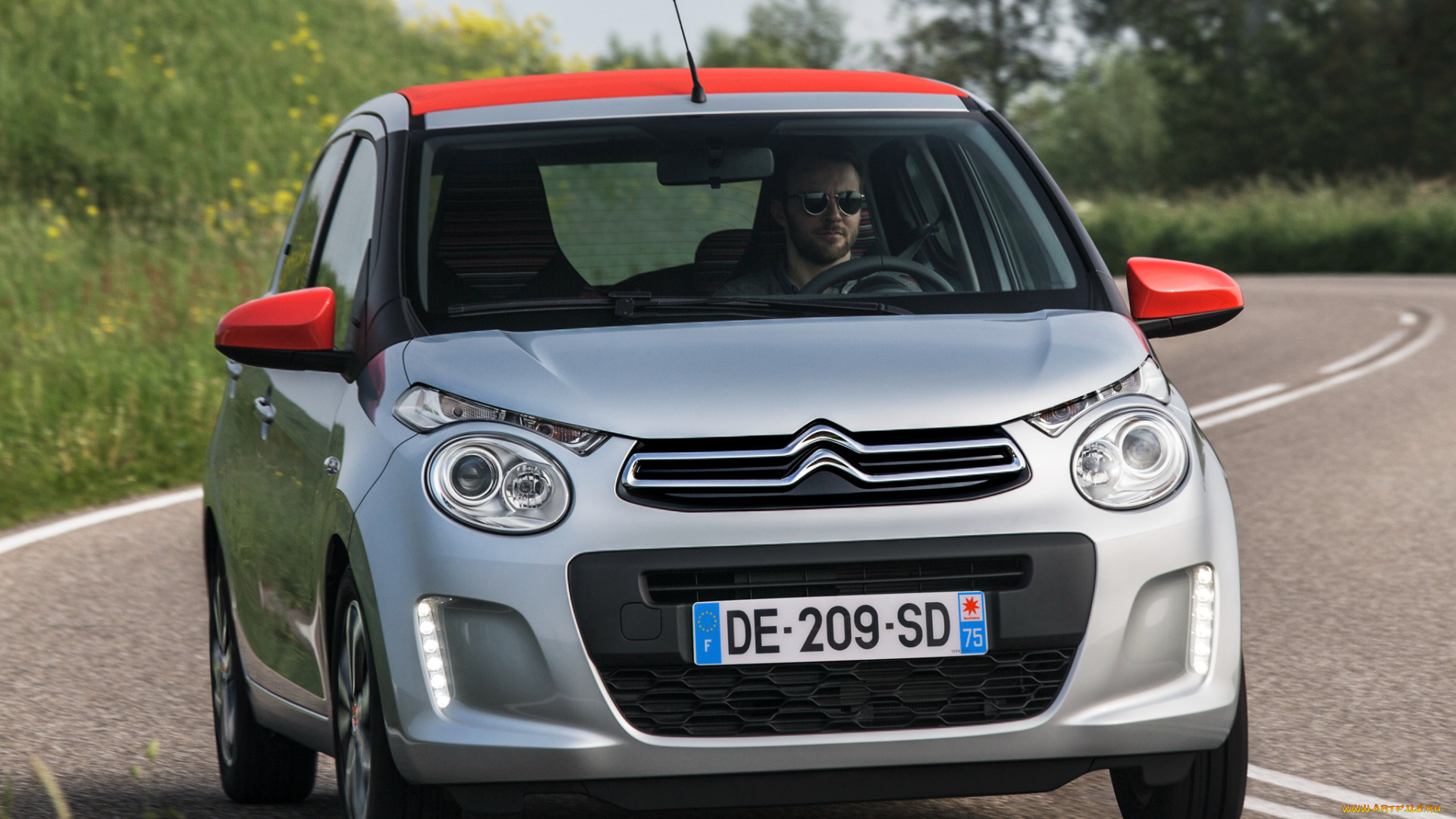 автомобили, citroen, светлый, airscape, 5-door, 2014, c1, citroеn