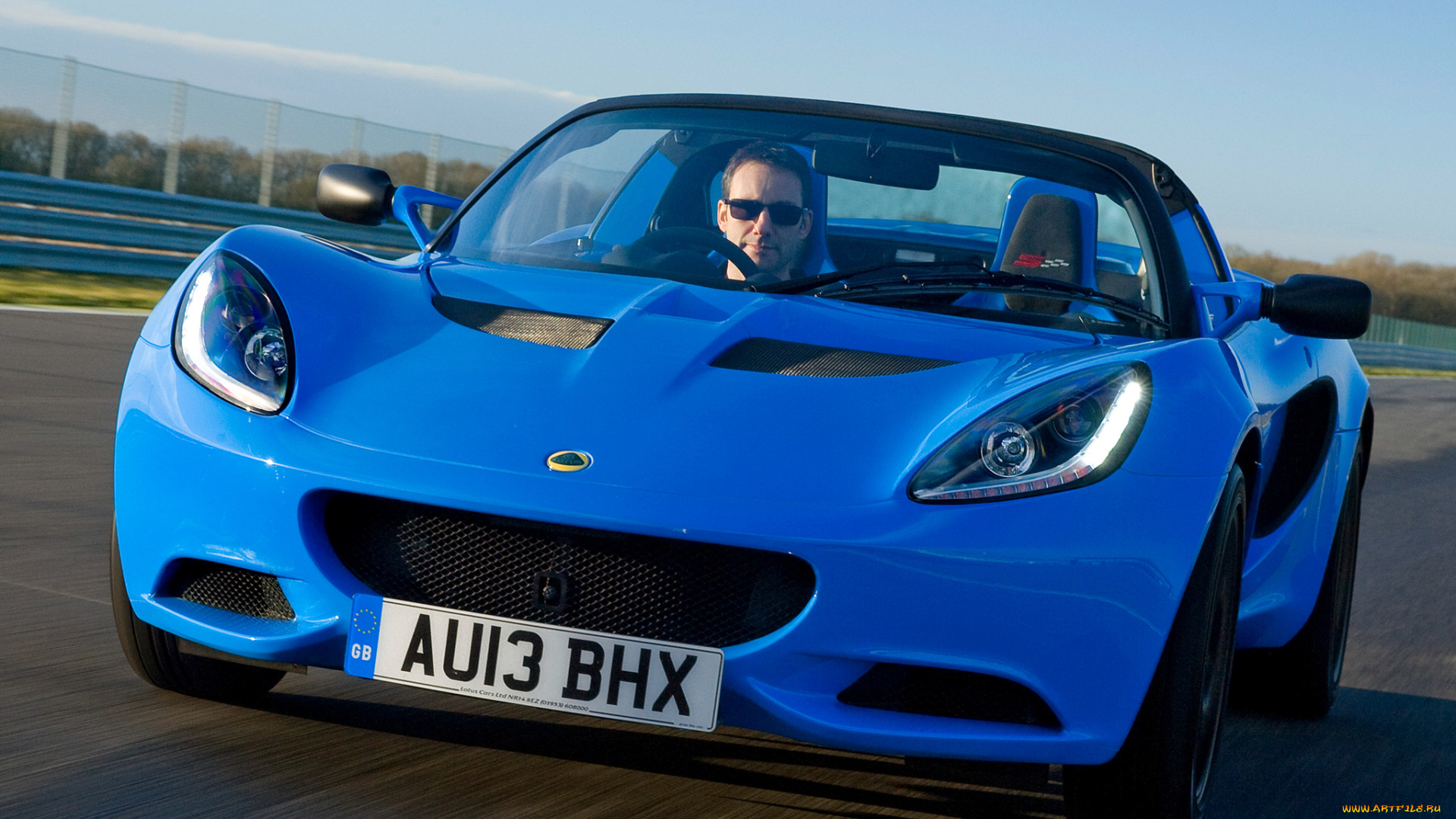 автомобили, lotus, синий, 2013г, racer, club, elise, s
