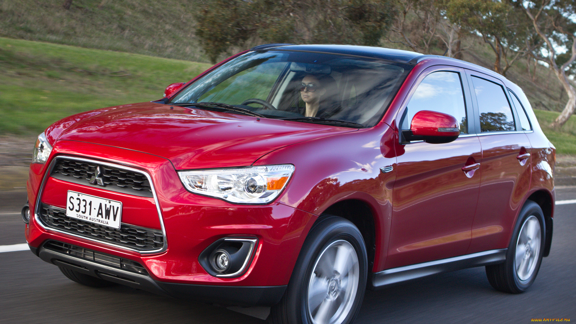 автомобили, mitsubishi, красный, asx, au-spec