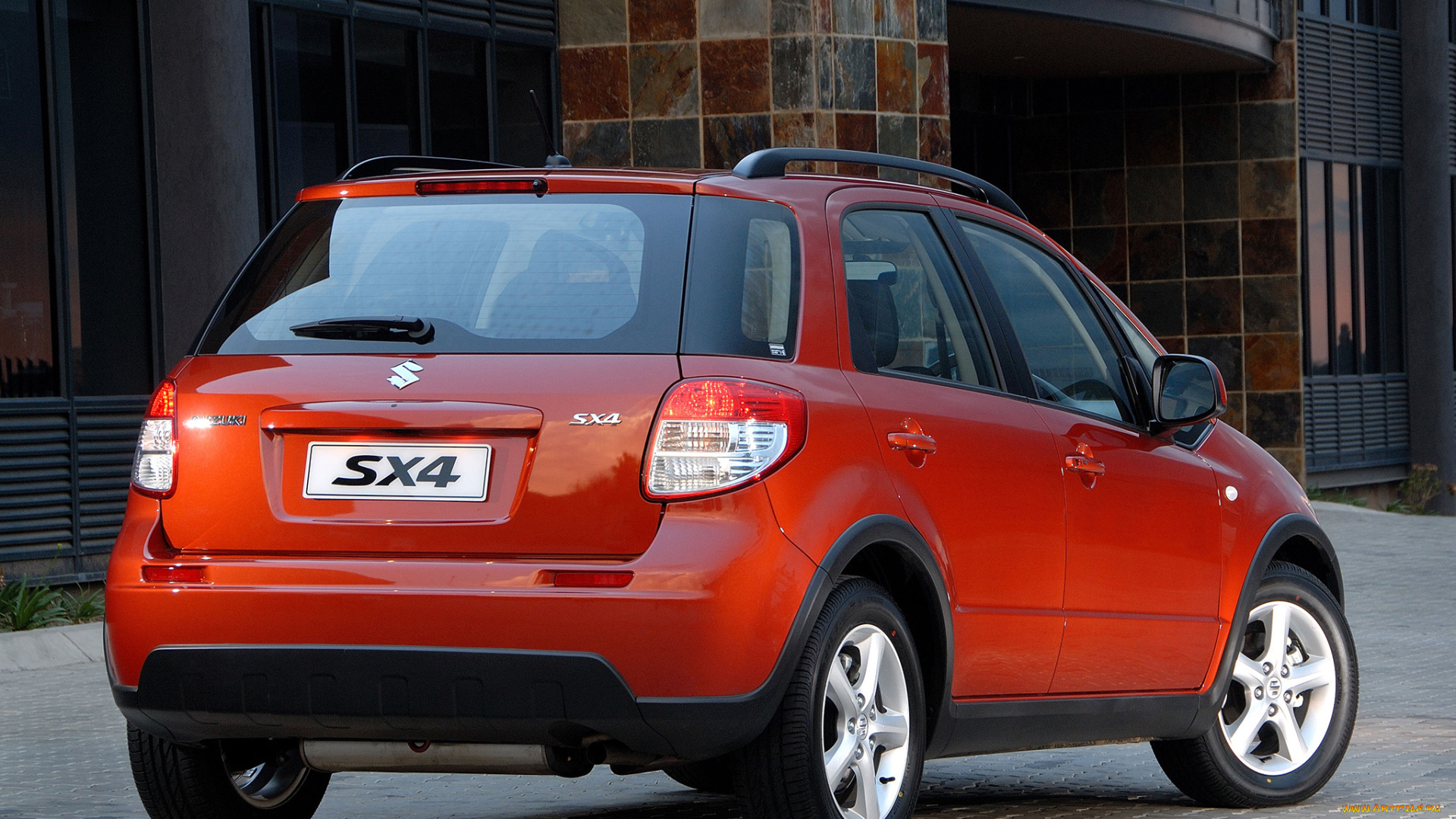 автомобили, suzuki, красный, za-spec, sx4